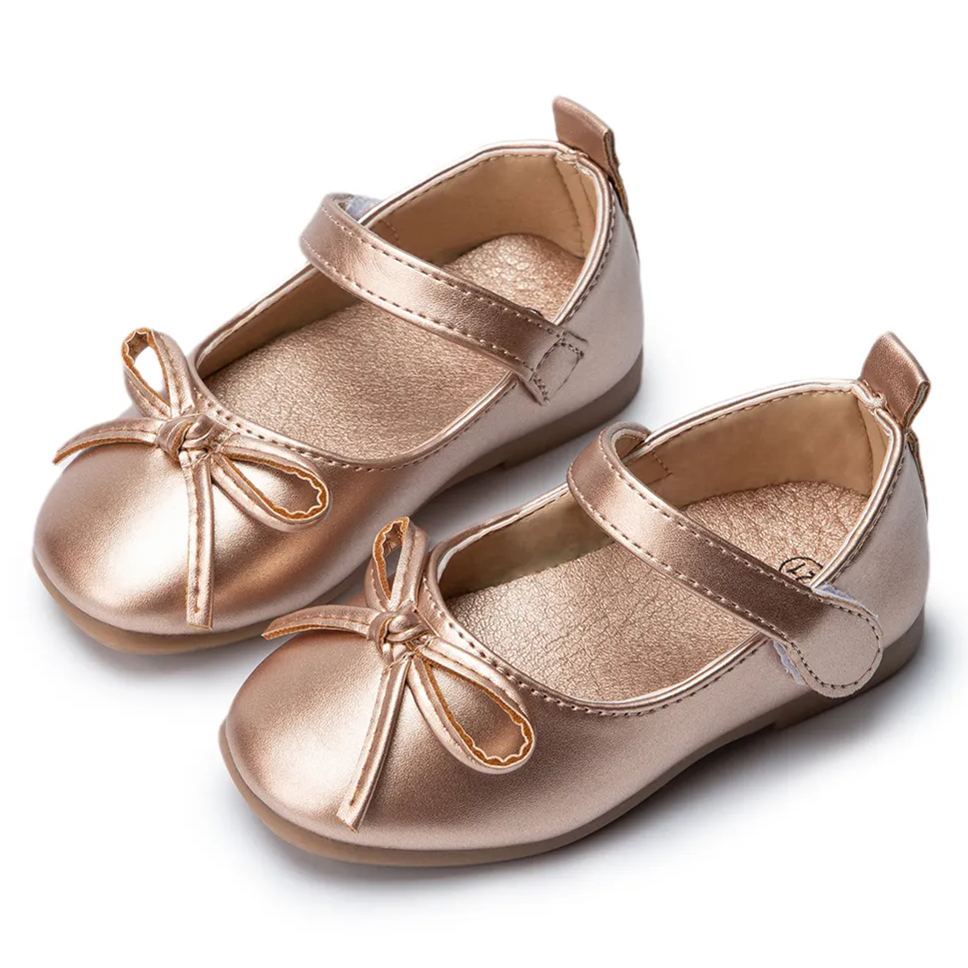 School Rubber Soft Sole Mary Jane Children Shoes-JZ Baby