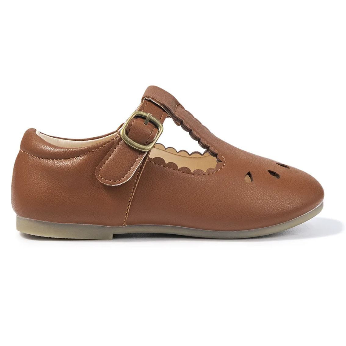 OEM| Classic School Party PU Leather Ballet Flat Kids Dress Shoes-JZ Baby