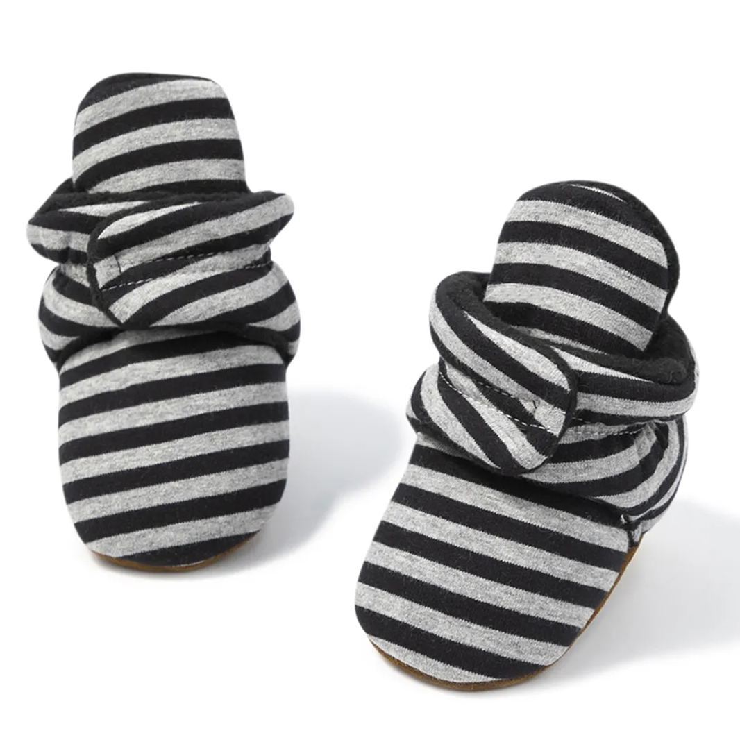OEM | Warm Cotton Fabric Stars Print 0-18 Month Baby Booties-JZ Baby