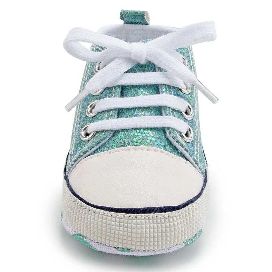 Wholesale Canvas Sequins Baby Walking Shoes Wholesale-JZ Baby