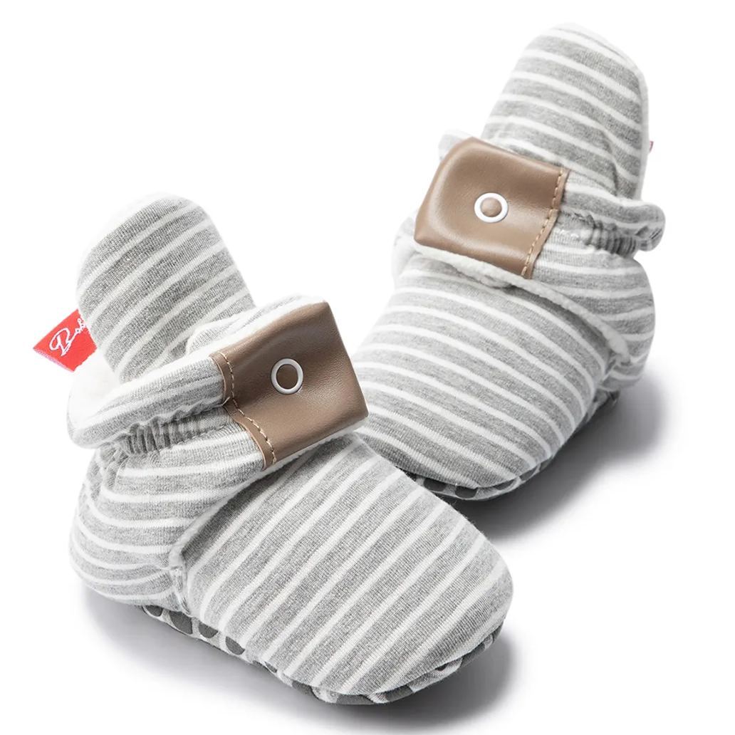 MOQ 12 Anti-Bacterial Warm Soft Breathable Baby Booties Wholesale-JZ Baby