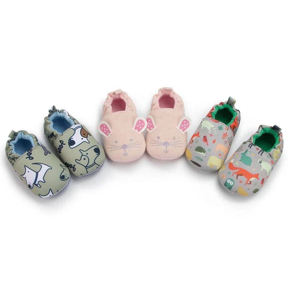 Lovely Animal Rubber Sole Toddler Walking Shoes for Babies Wholesale-JZ Baby
