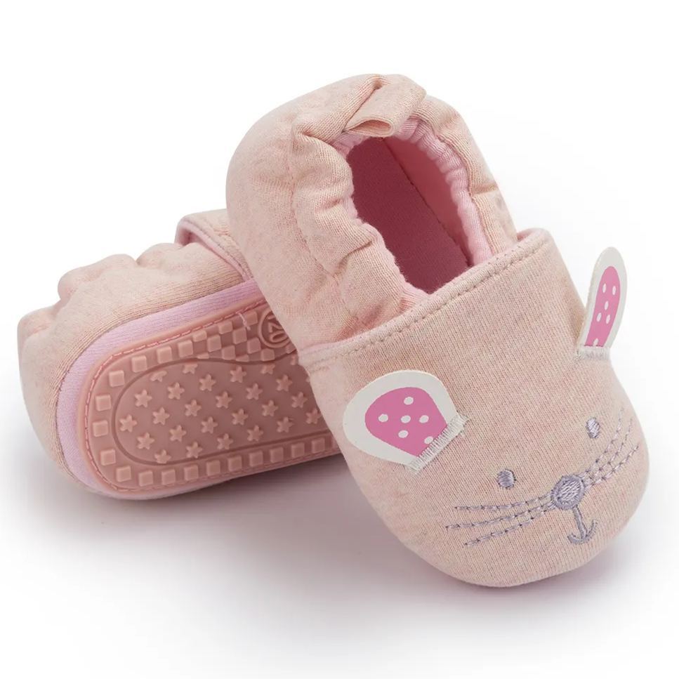 Lovely Animal Rubber Sole Toddler Walking Shoes for Babies Wholesale-JZ Baby