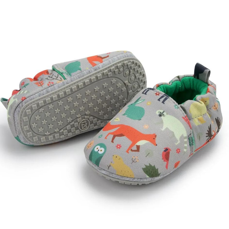 Lovely Animal Rubber Sole Toddler Walking Shoes for Babies Wholesale-JZ Baby