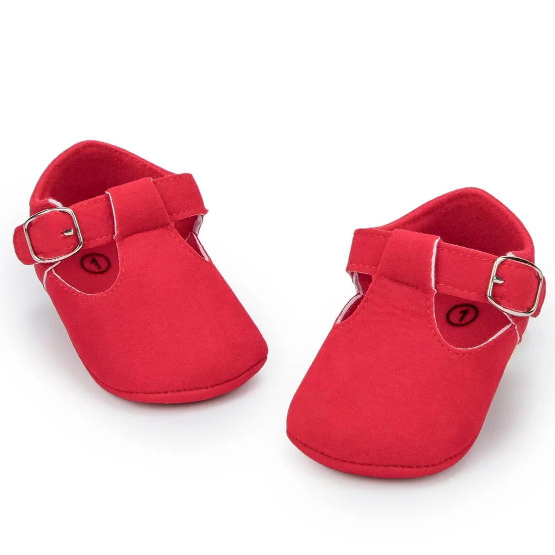 Faux Deerskin Rubber Soles Soft Baby Girls Shoes Wholesale-JZ Baby