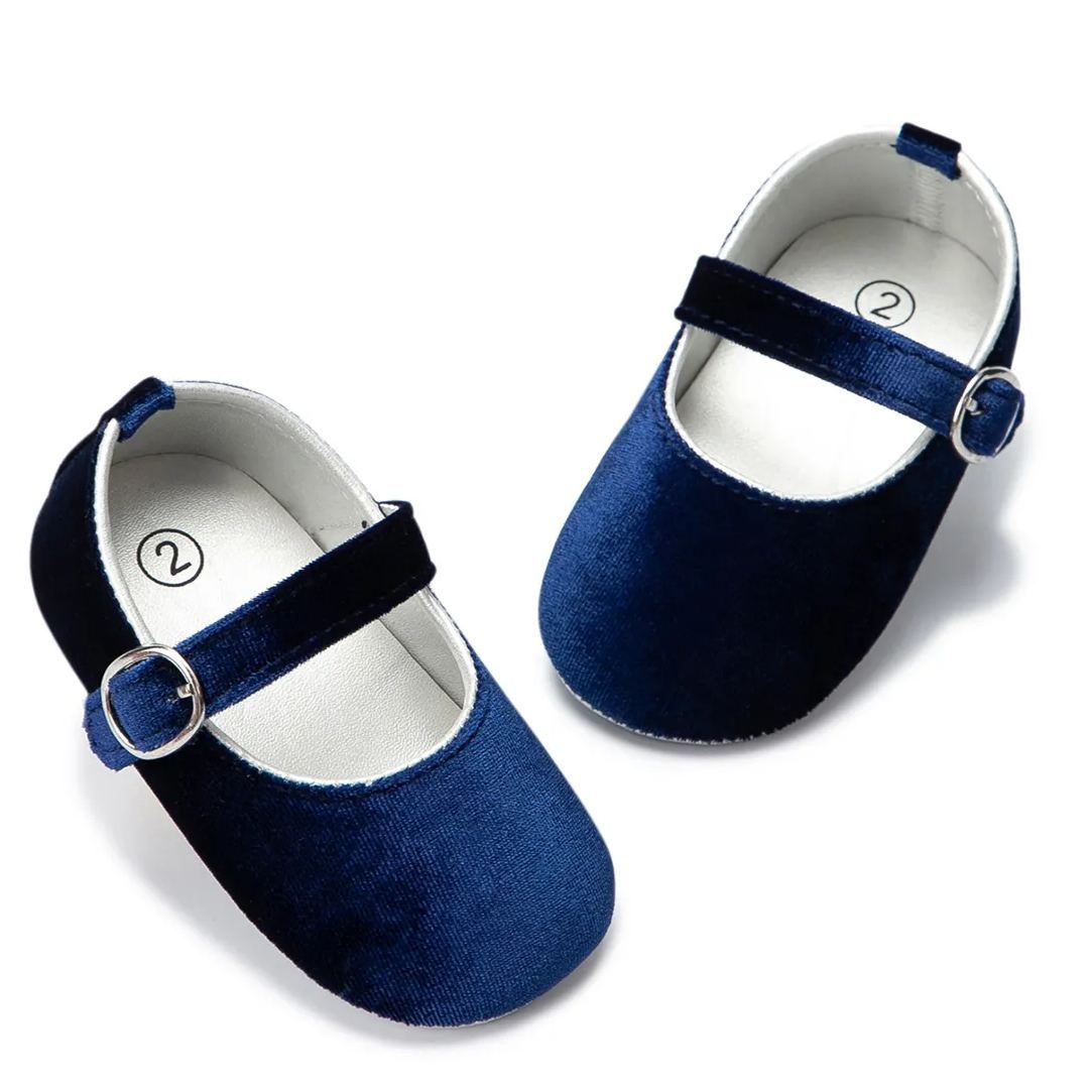 OEM | Light Weight Plush Fabric Baby Dress Shoes-JZ Baby