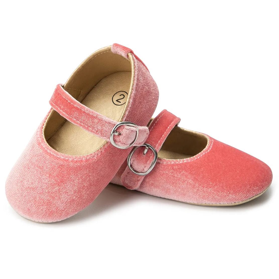 OEM | Light Weight Plush Fabric Baby Dress Shoes-JZ Baby