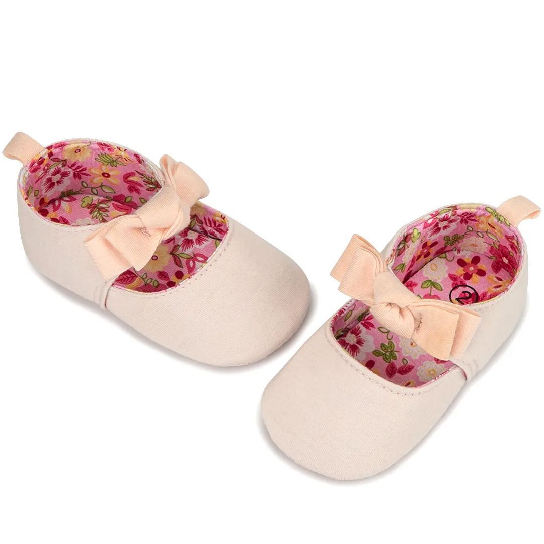 OEM Bow-knot Anti-slip Baby Walking Shoes-JZ Baby