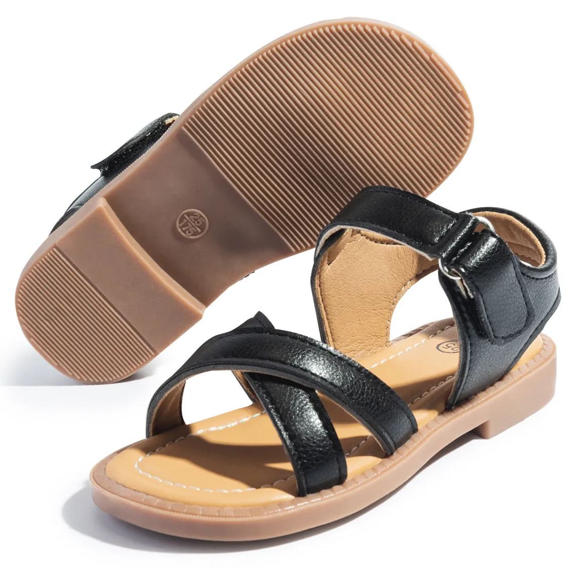 Classic Girl Summer School Party PU Leather Kids Sandals Wholesale-JZ Baby
