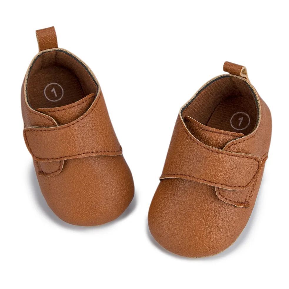 PU Leather Infant Baby Walking Shoes Wholesale-JZ Baby