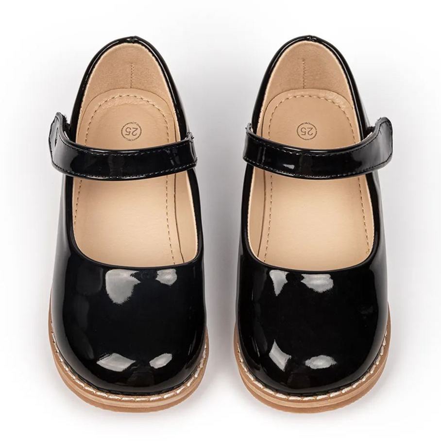 Classic Ballerina Flats Mary Jane Kids Dress Shoes Wholesale-JZ Baby