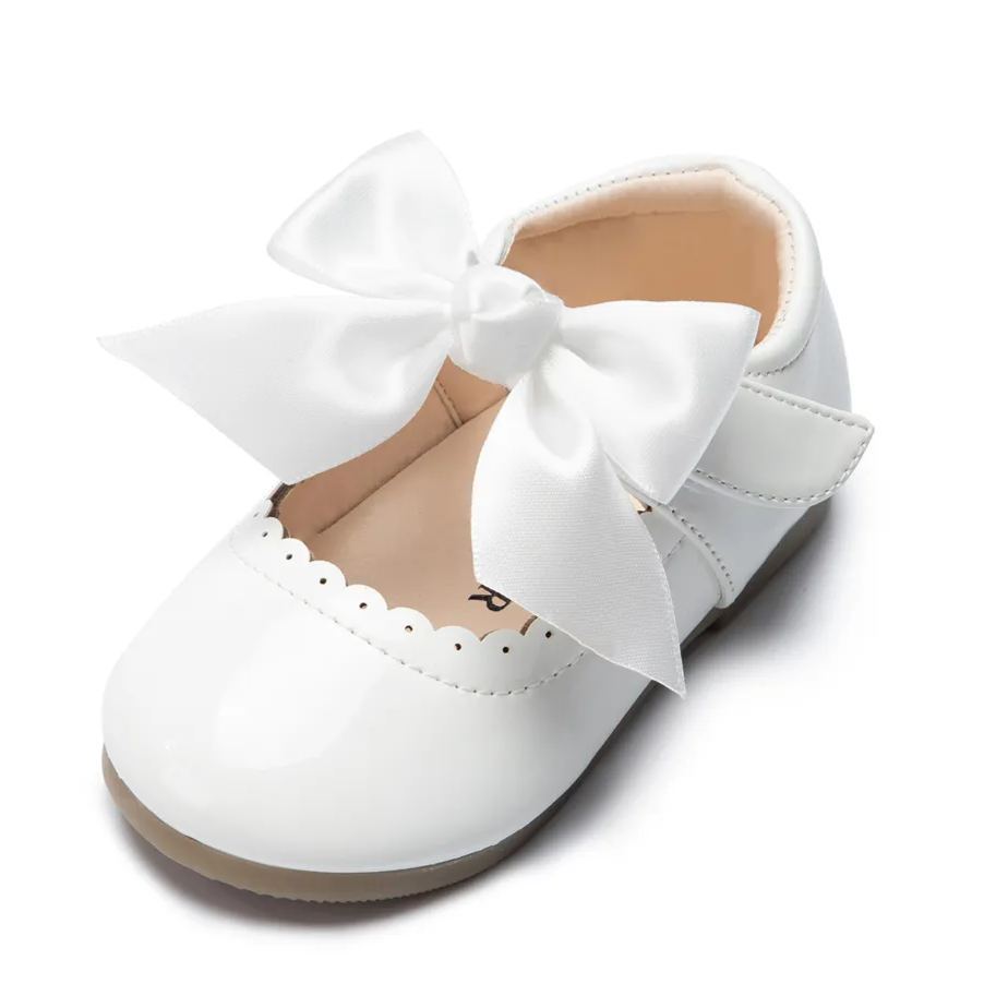 School Season Bow-knot Kid Dress Shoes Wholesale-JZ Baby