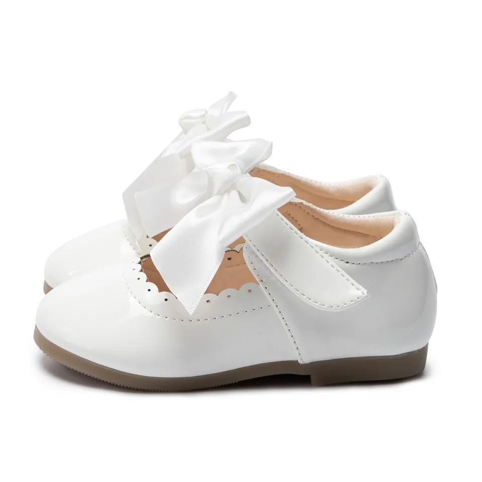 School Season Bow-knot Kid Dress Shoes Wholesale-JZ Baby