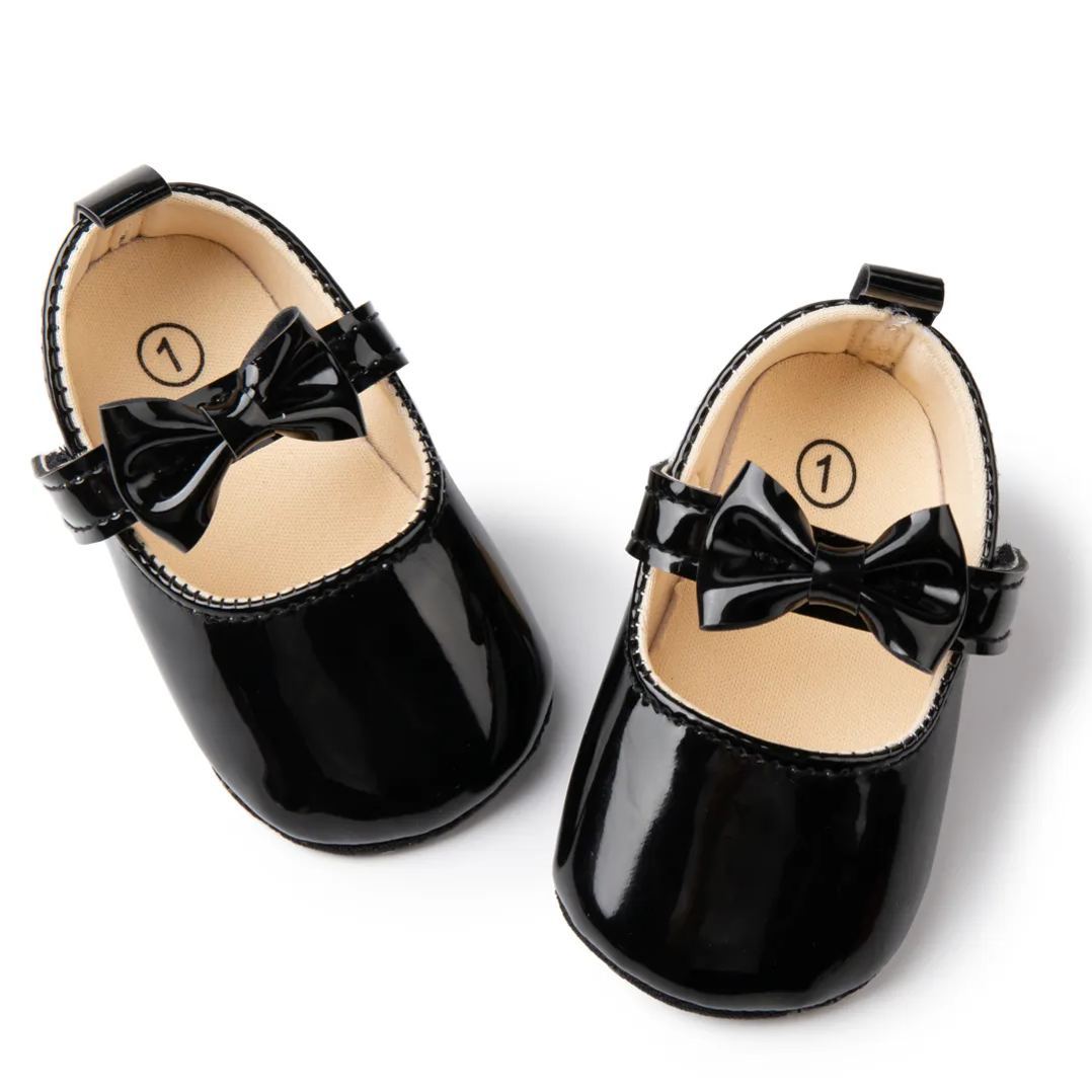 Summer PU Leather Bow-knot Girl Baby Dress Shoes Wholesale-JZ Baby