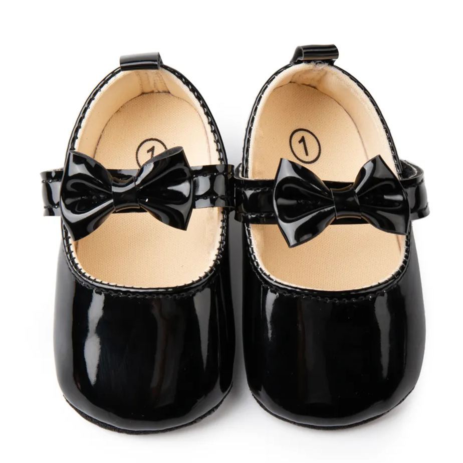 Summer PU Leather Bow-knot Girl Baby Dress Shoes Wholesale-JZ Baby