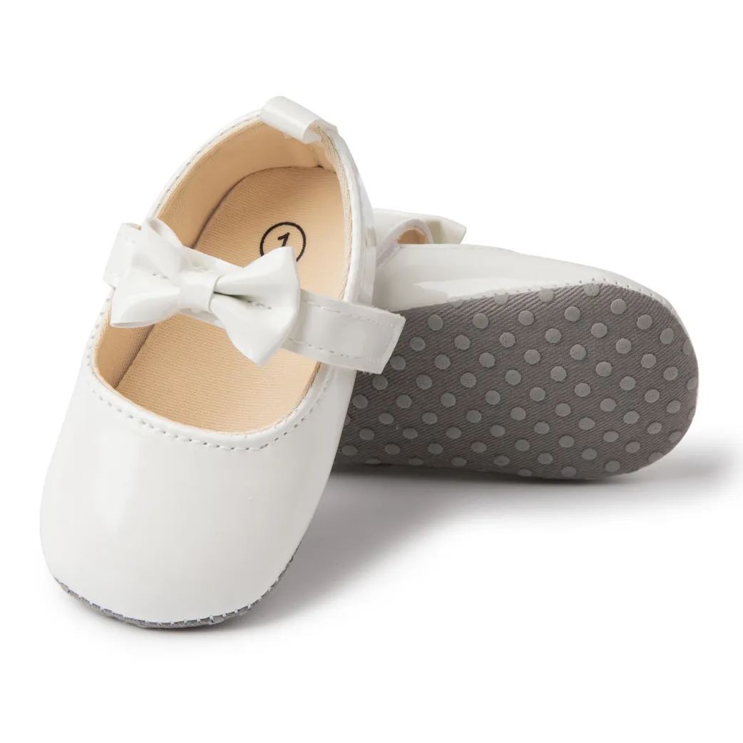 Summer PU Leather Bow-knot Girl Baby Dress Shoes Wholesale-JZ Baby