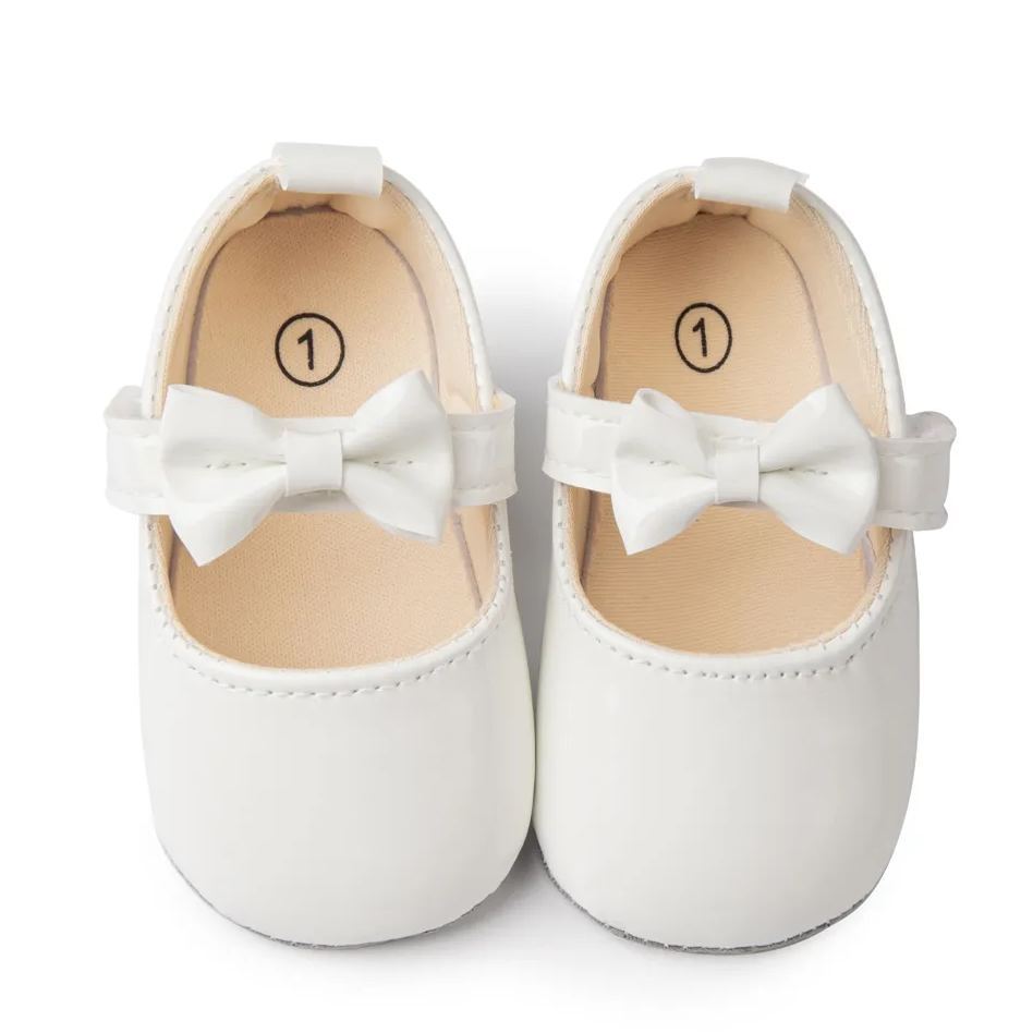 Summer PU Leather Bow-knot Girl Baby Dress Shoes Wholesale-JZ Baby