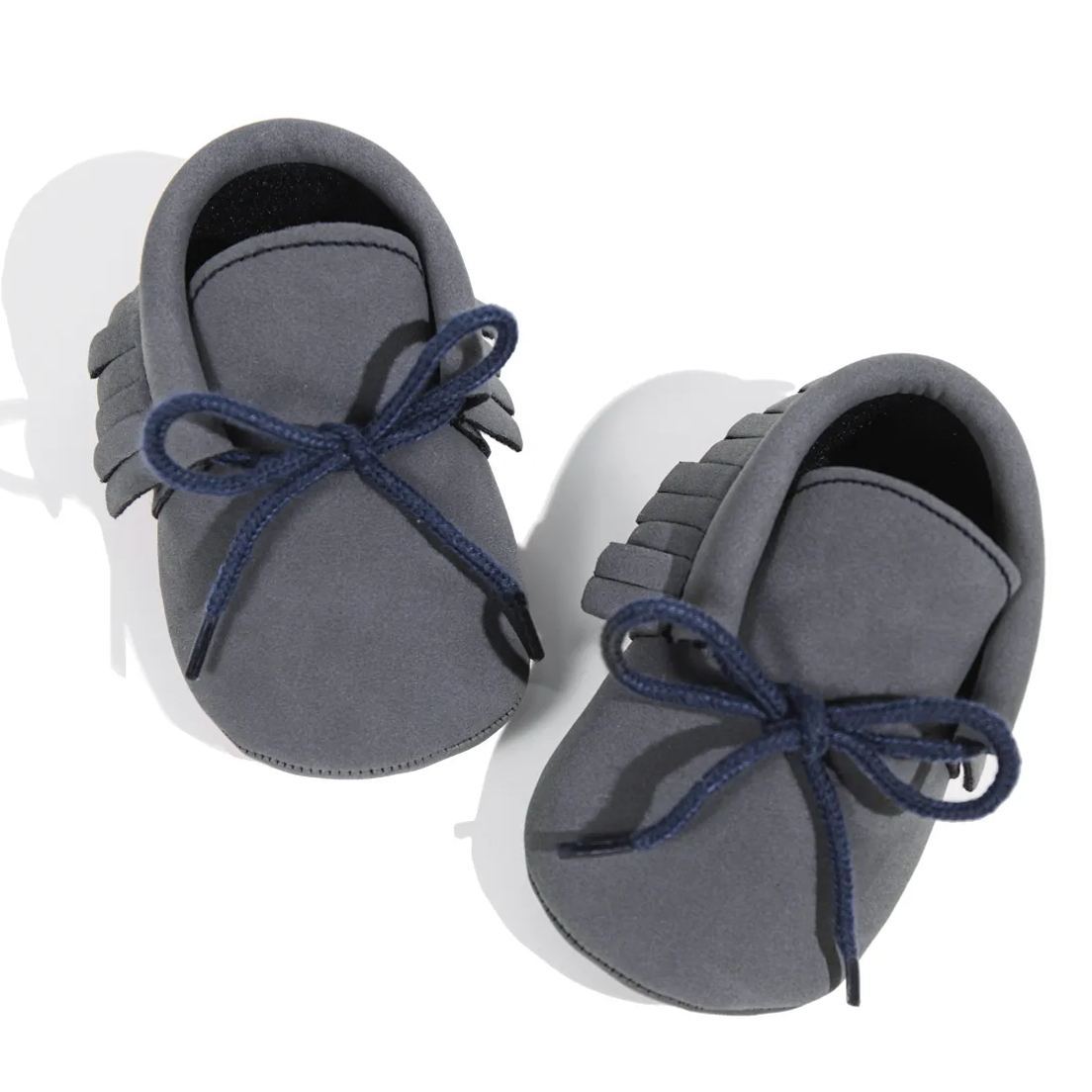 Indoor Handmade PU Leather Soft Sole Baby Walking Shoes Wholesale-JZ Baby