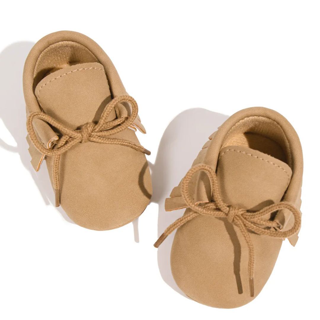 Indoor Handmade PU Leather Soft Sole Baby Walking Shoes Wholesale-JZ Baby