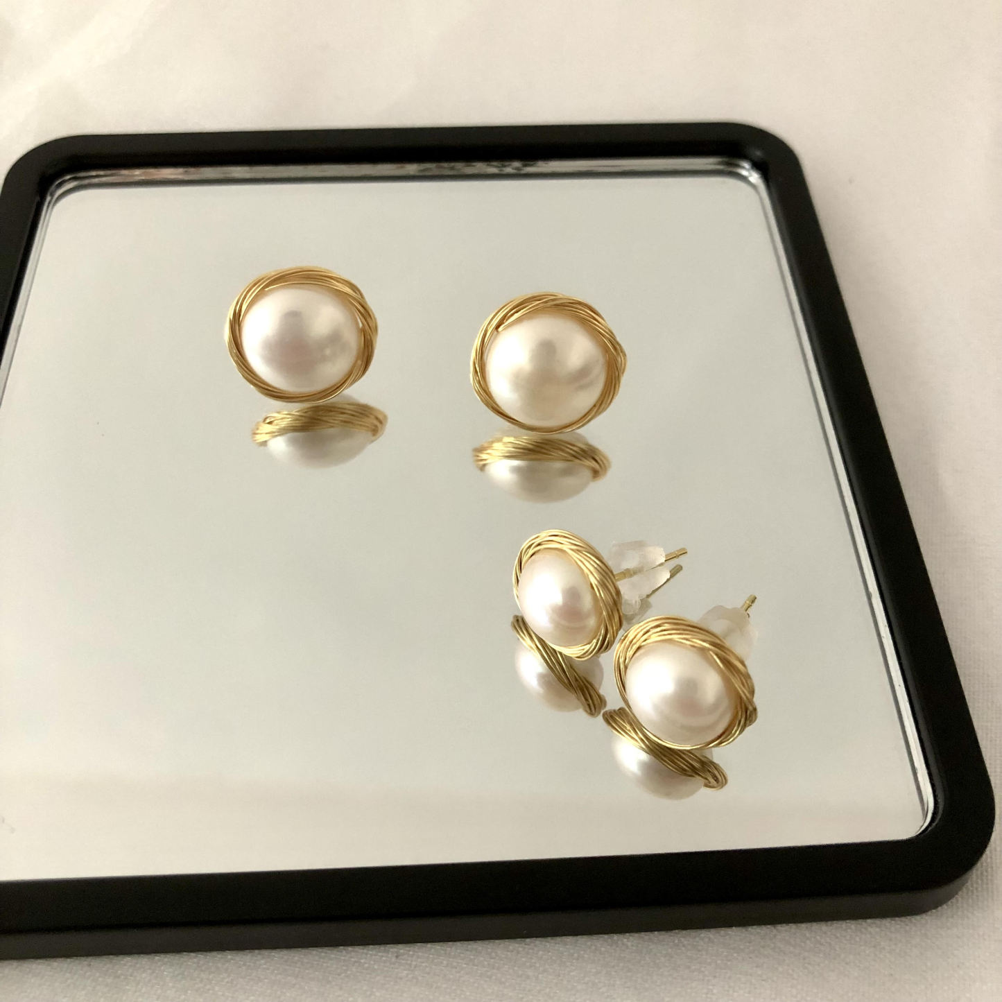 Nest Ear Studs-likayjewel