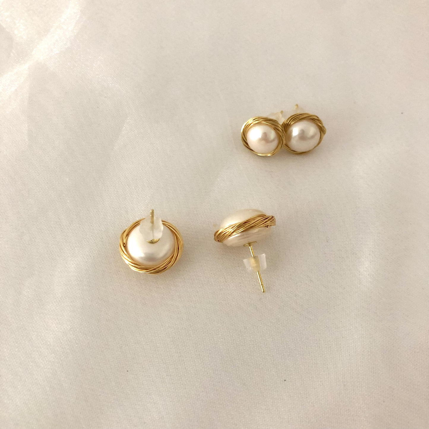 Nest Ear Studs-likayjewel