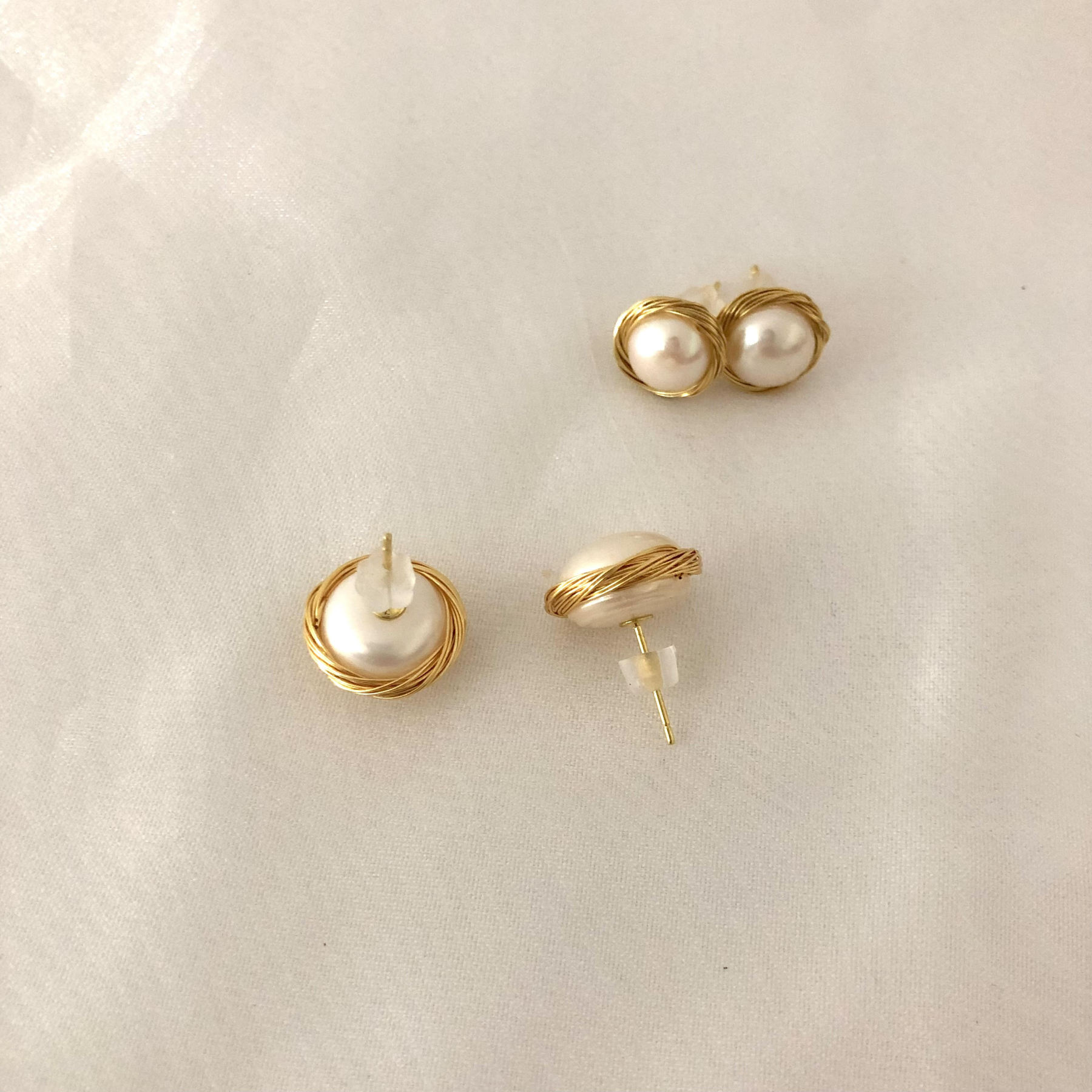 Nest Ear Studs-likayjewel