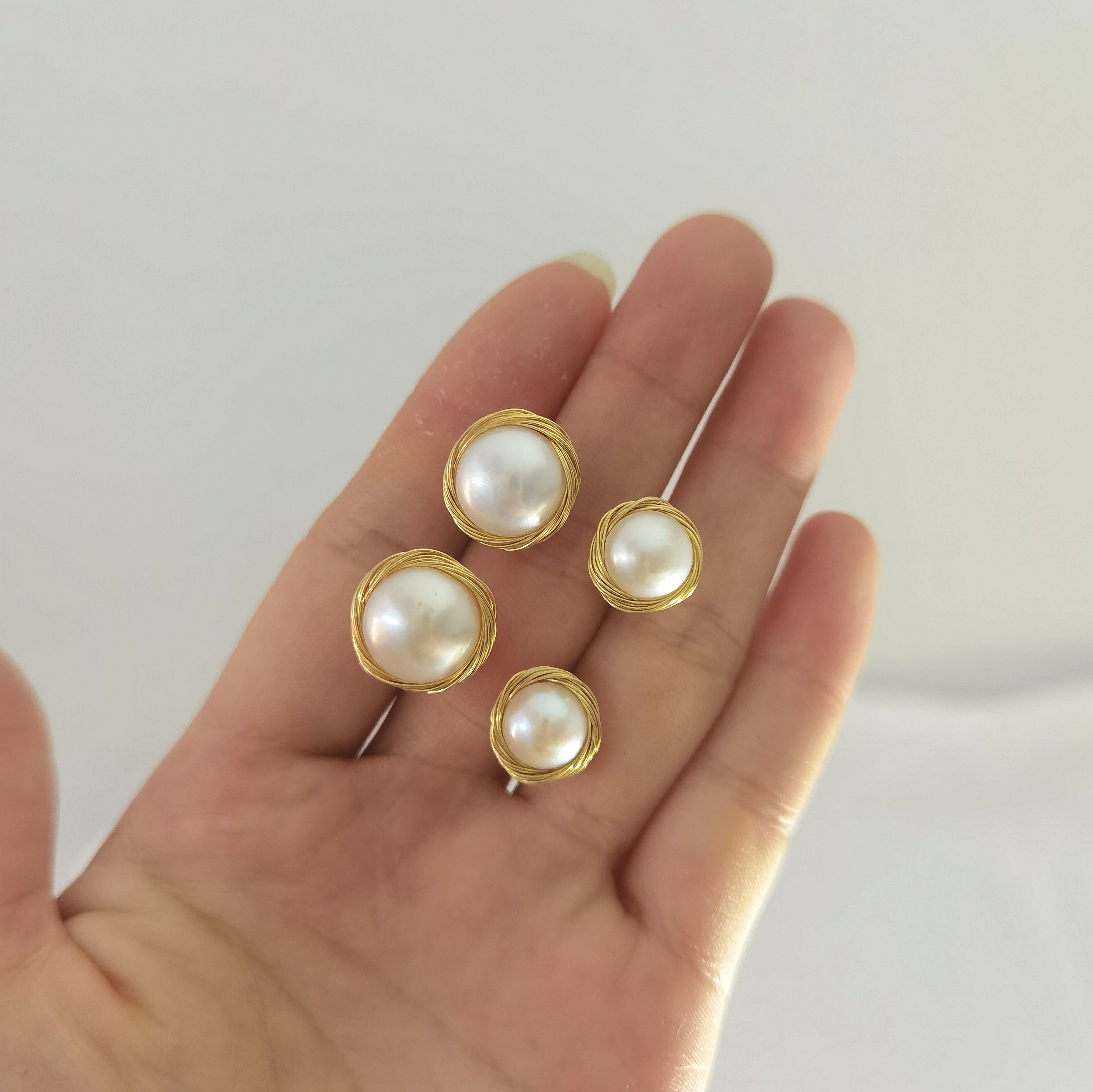 Nest Ear Studs-likayjewel