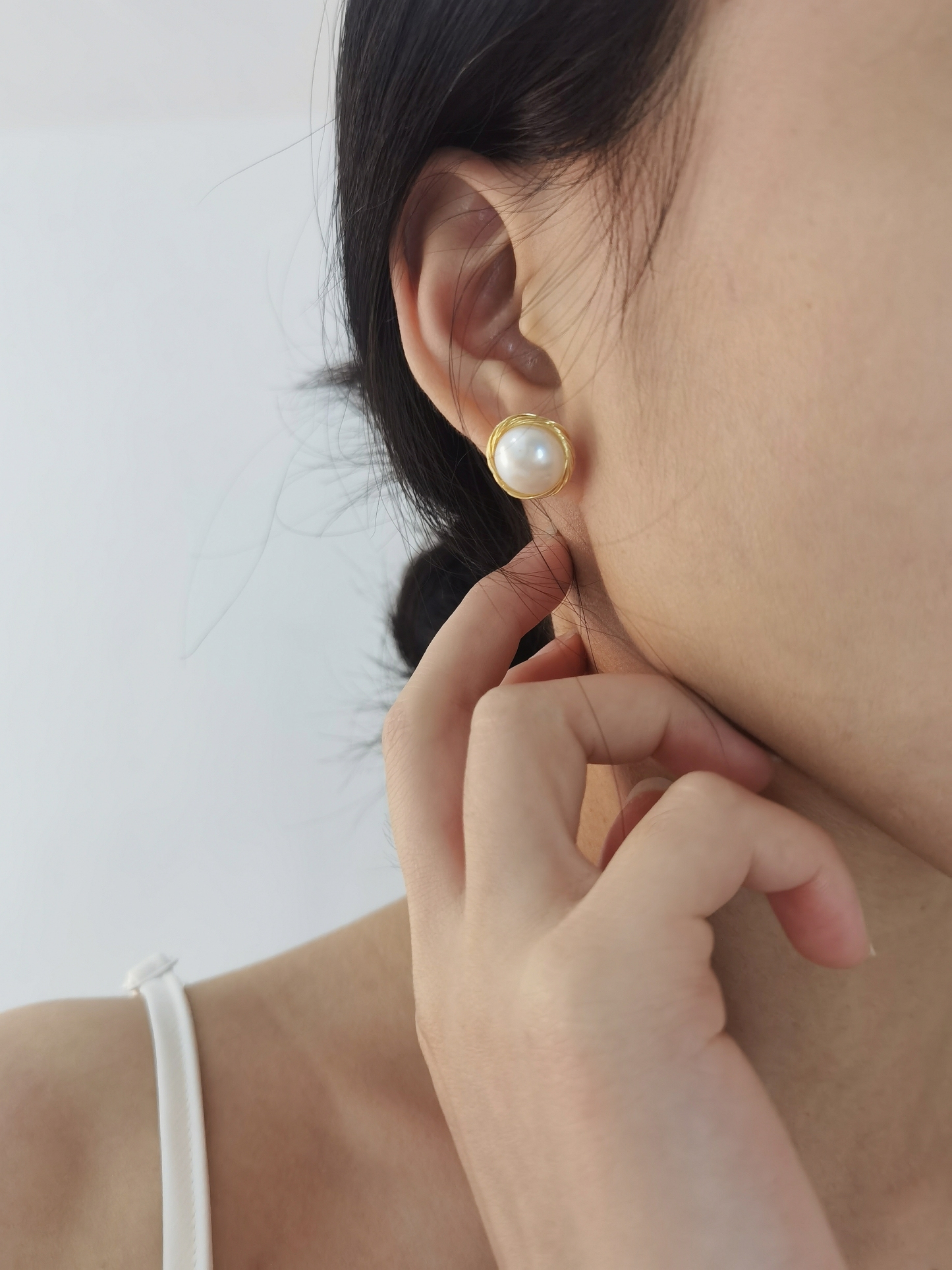 Nest Ear Studs-likayjewel
