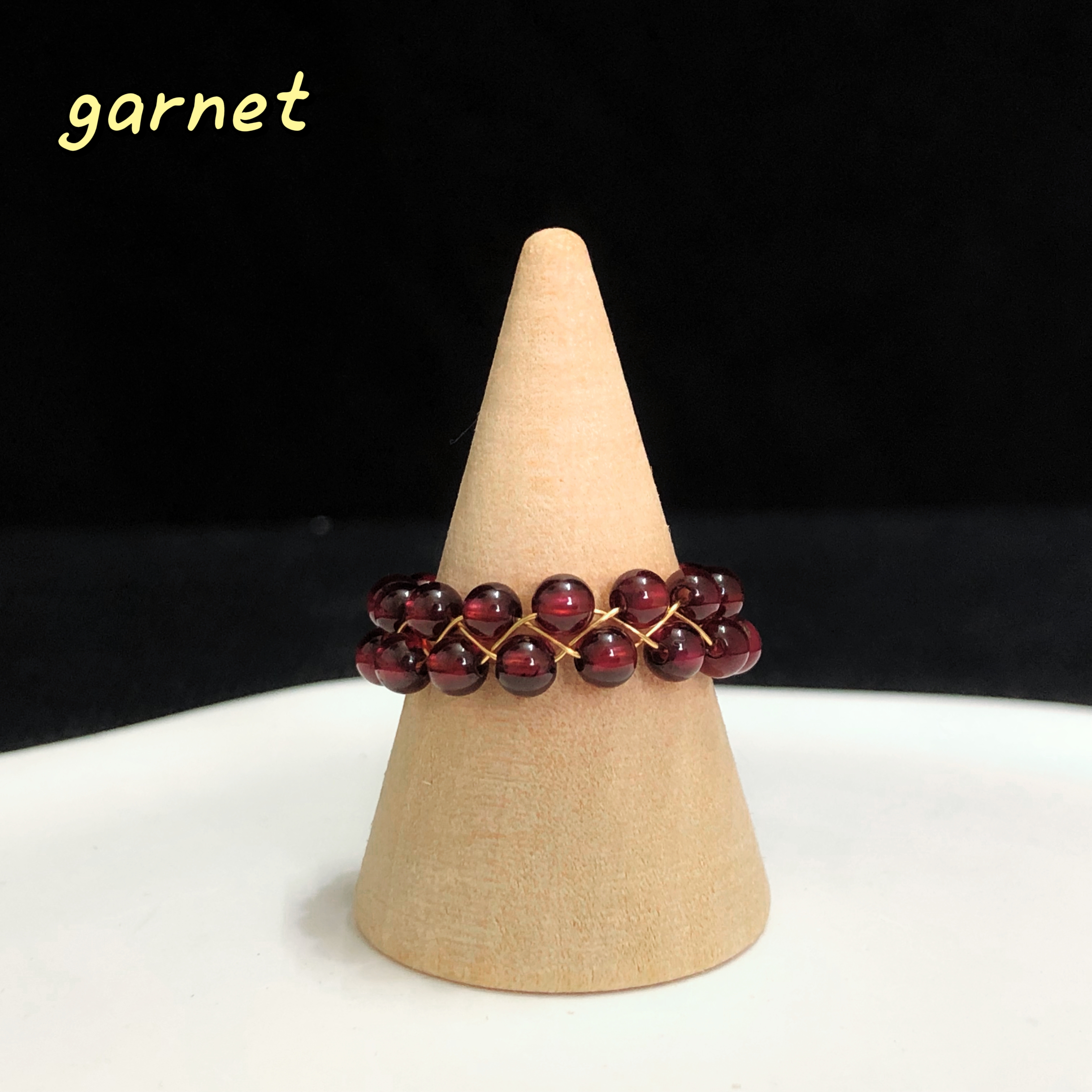 Gemstone Woven Ring-likayjewel