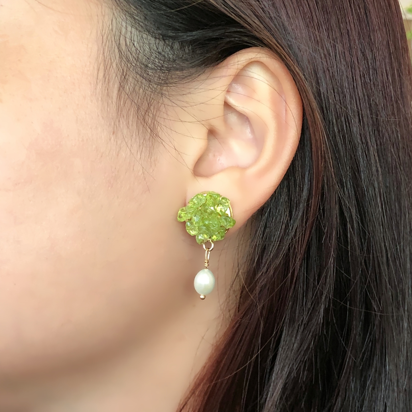 Chakra Crystal Flower Earrings-likayjewel