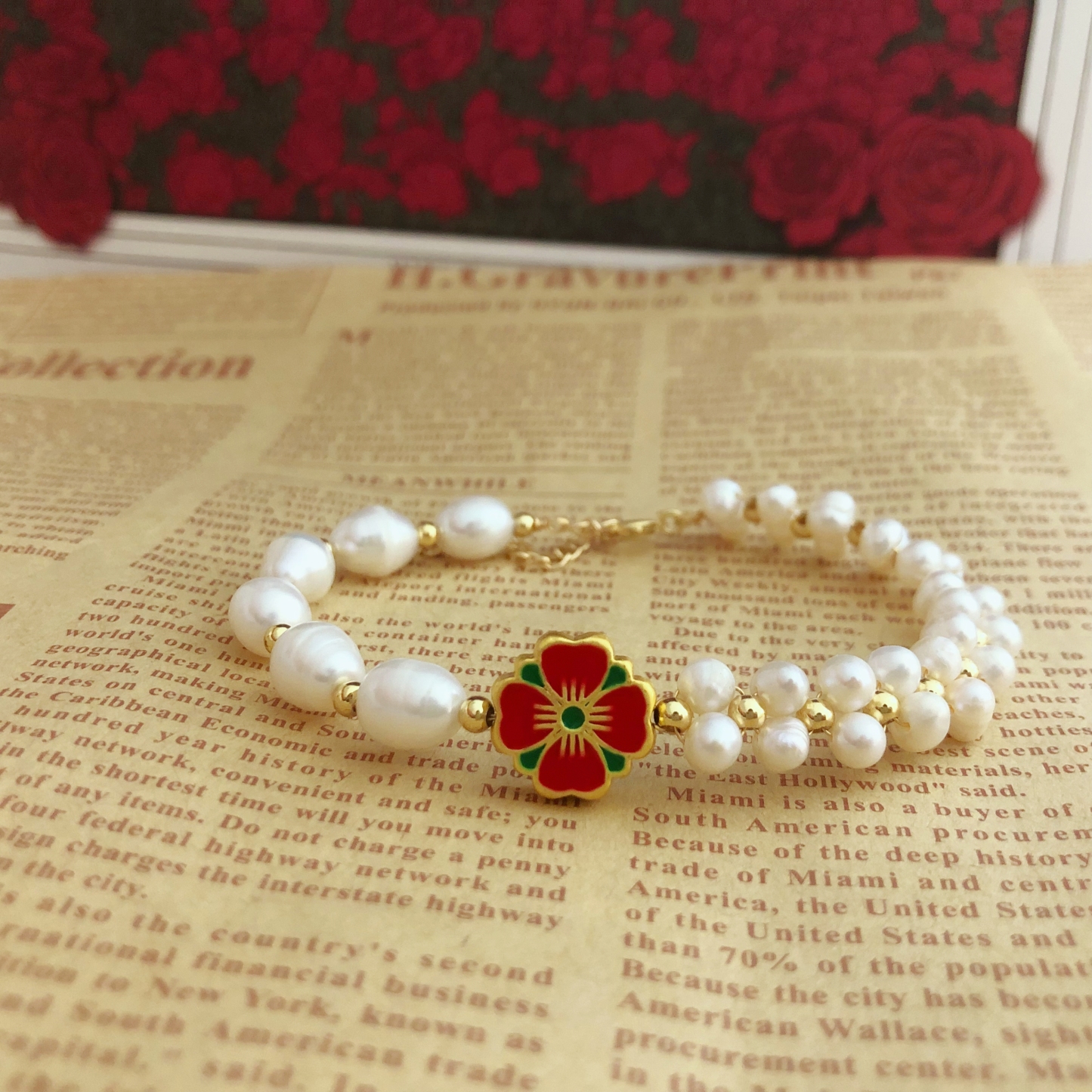 Asymmetric Pearl Bracelet-likayjewel