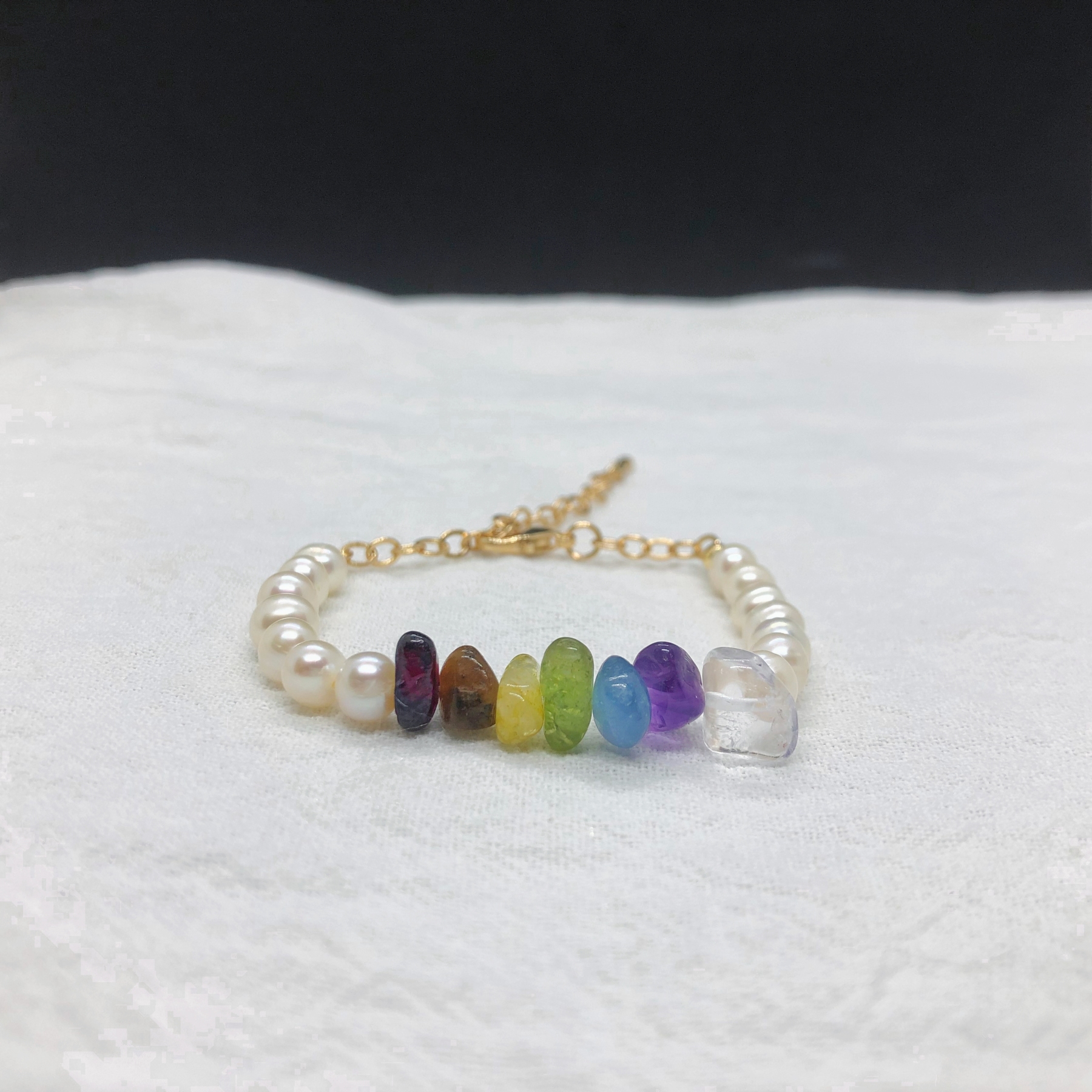 7 Chakras Pearl Bracelet-likayjewel