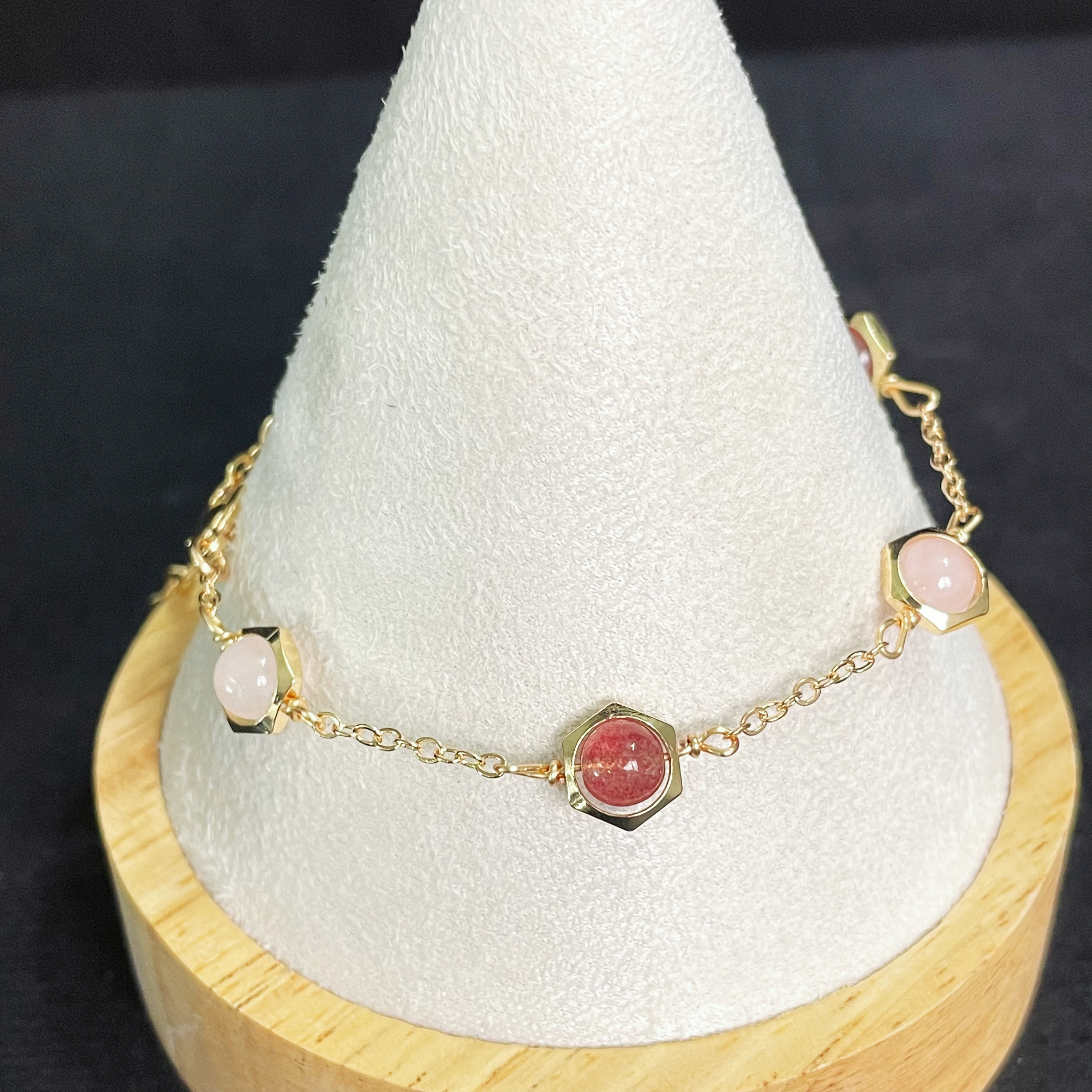 Love Planet | Strawberry Quartz and Rose Quartz Harmony Bracelet