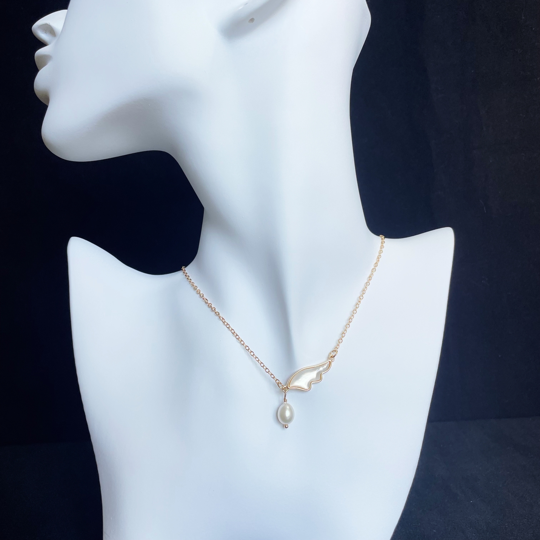 Mother-of-Pearl Dream Wings Necklace