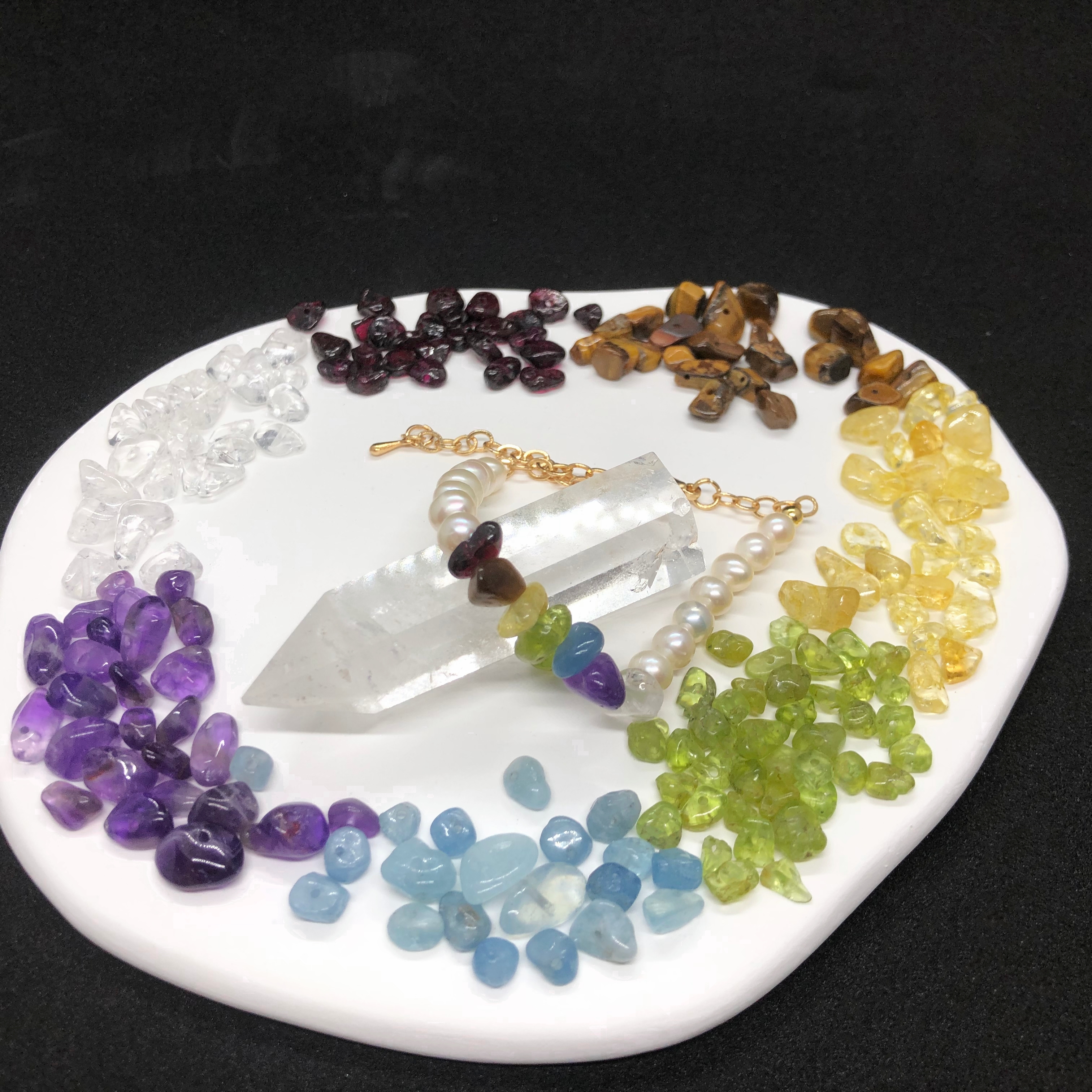 7 Chakras Pearl Bracelet-likayjewel