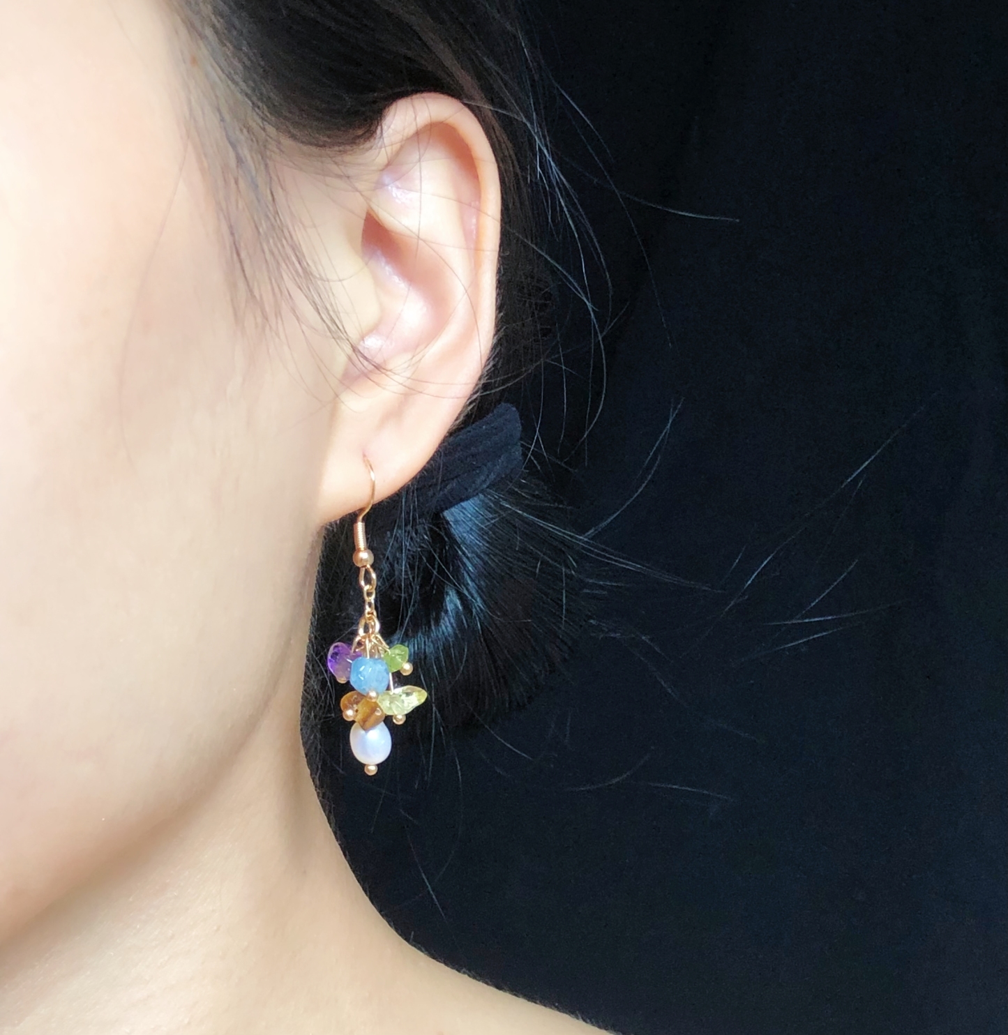 Vibrant Chakra Blossoms Earrings-likayjewel