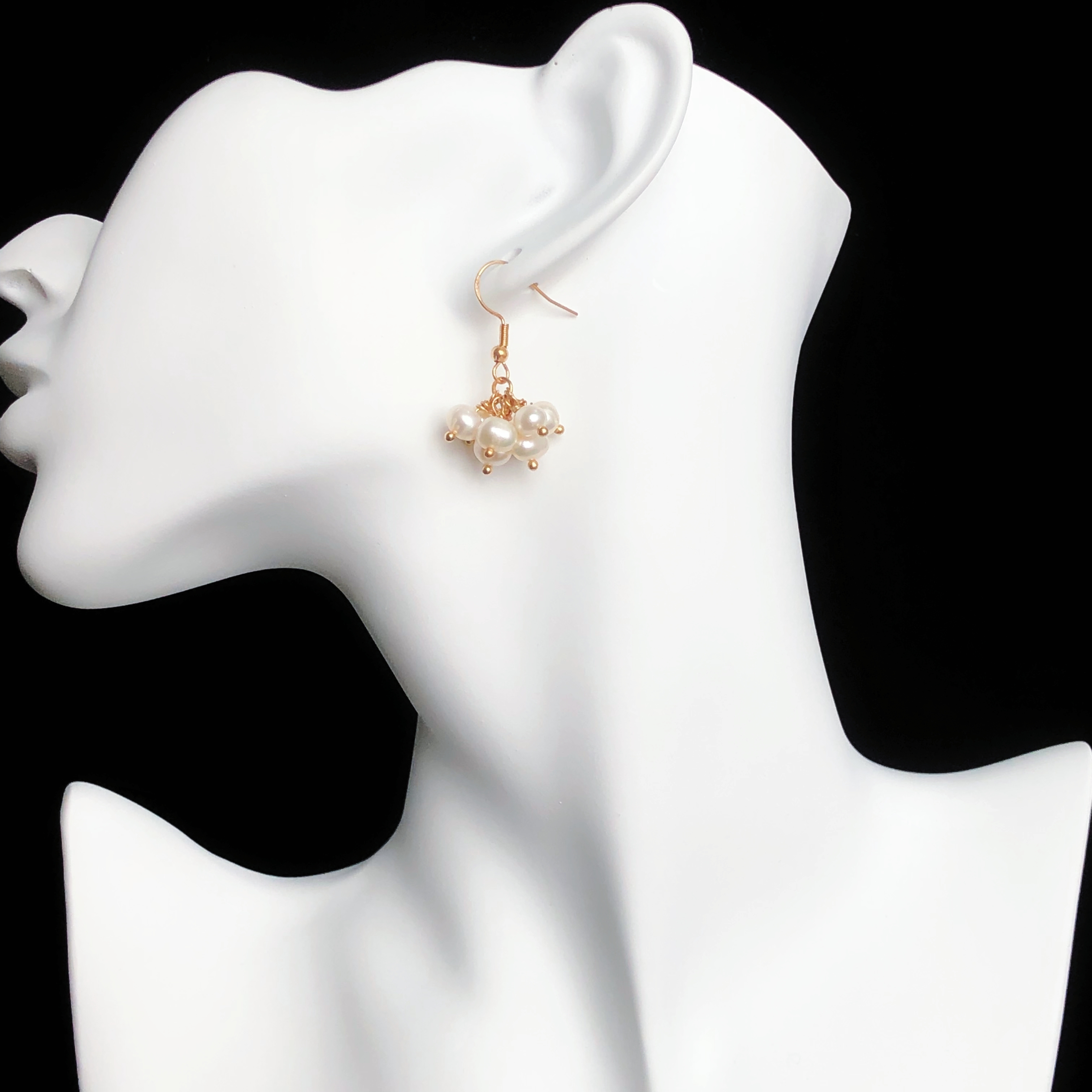 Hydrangea Pearl Earrings-likayjewel