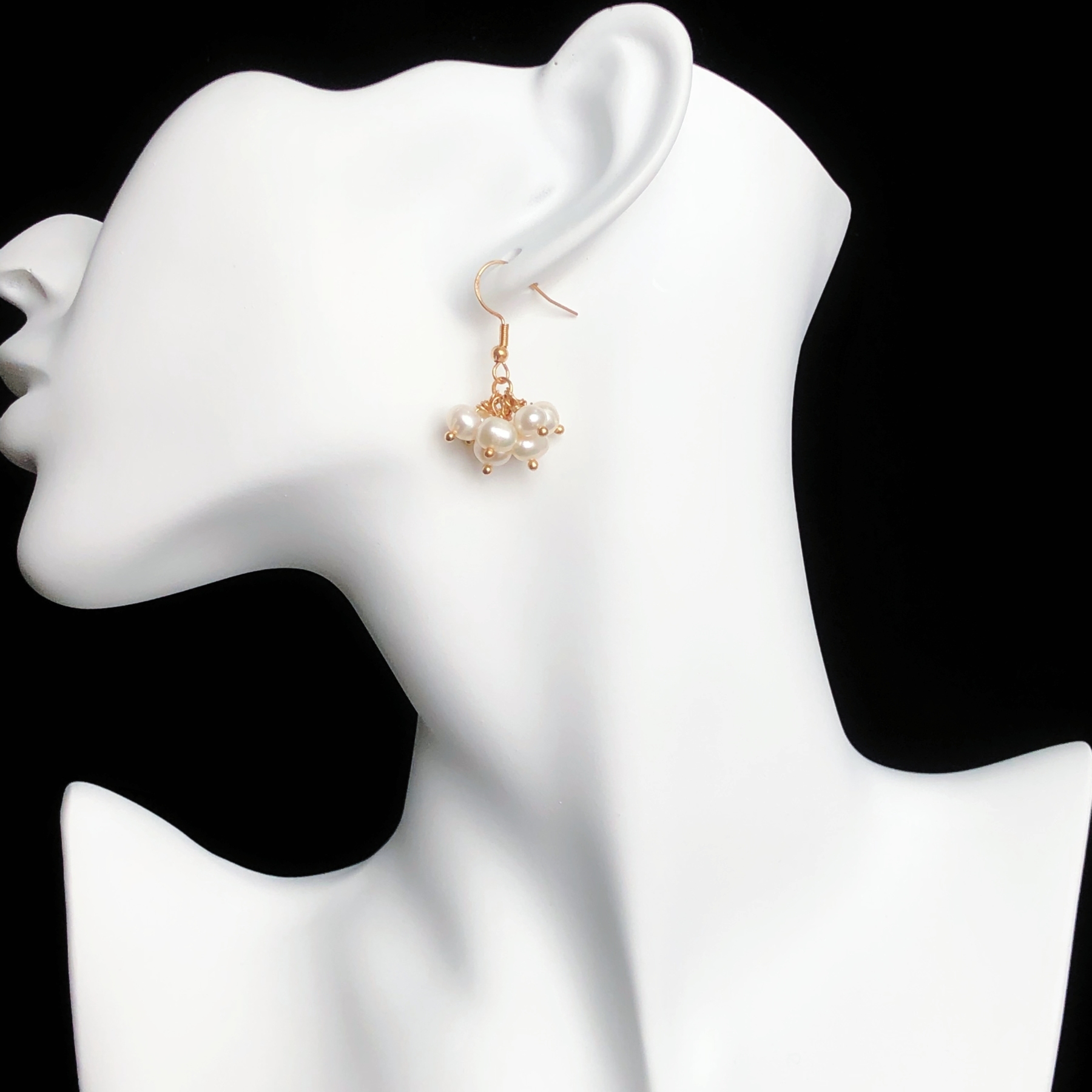 Hydrangea Pearl Earrings-likayjewel