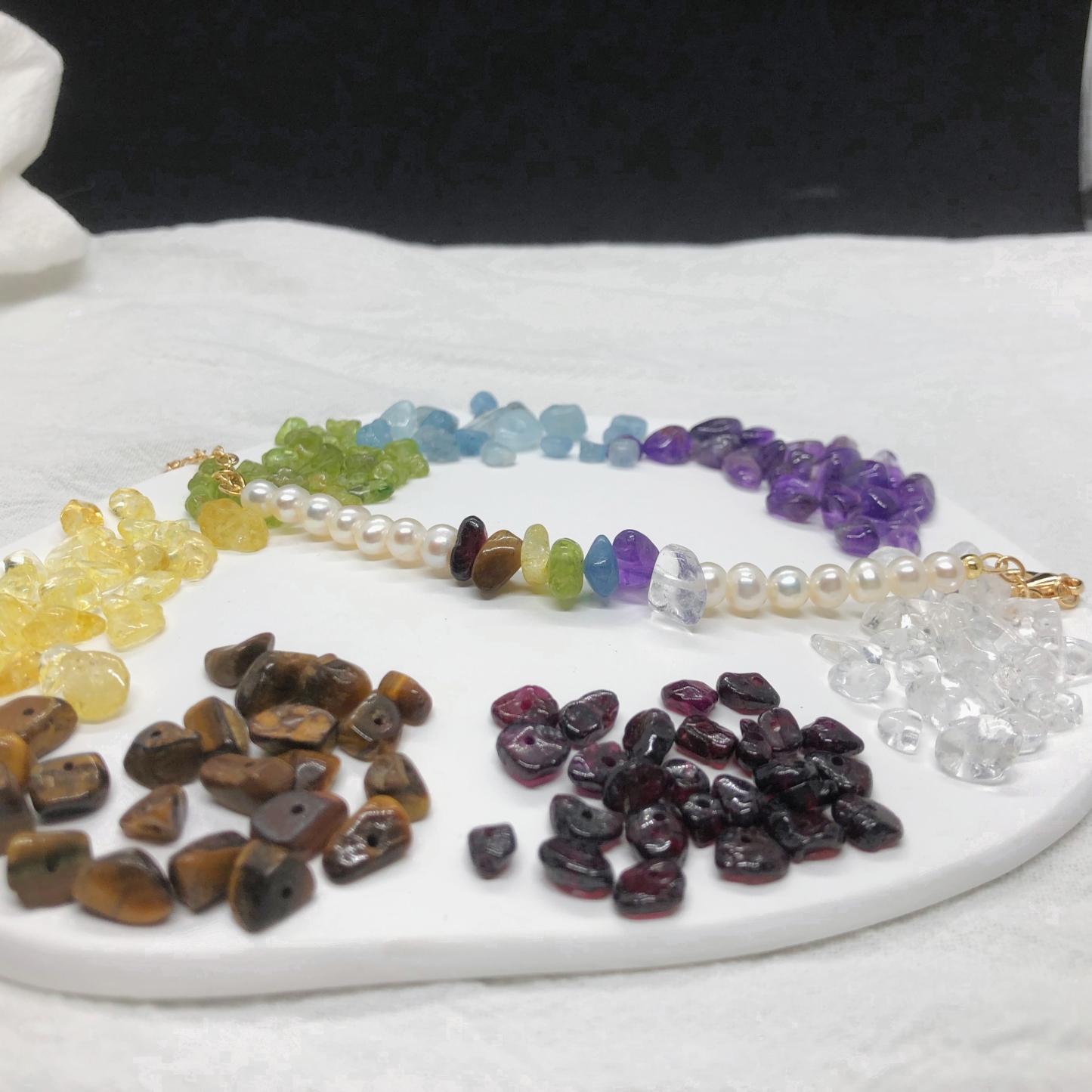 7 Chakras Pearl Bracelet-likayjewel