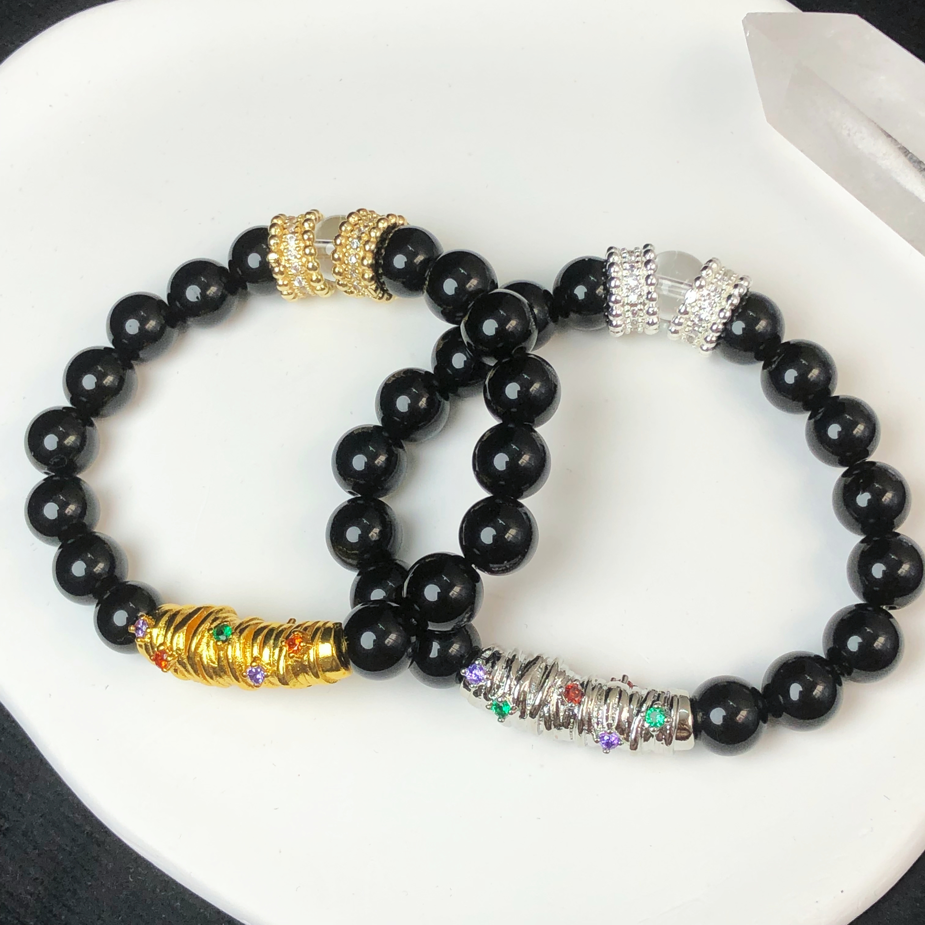 Obsidian Bracelet for Both Men and Women-likayjewel