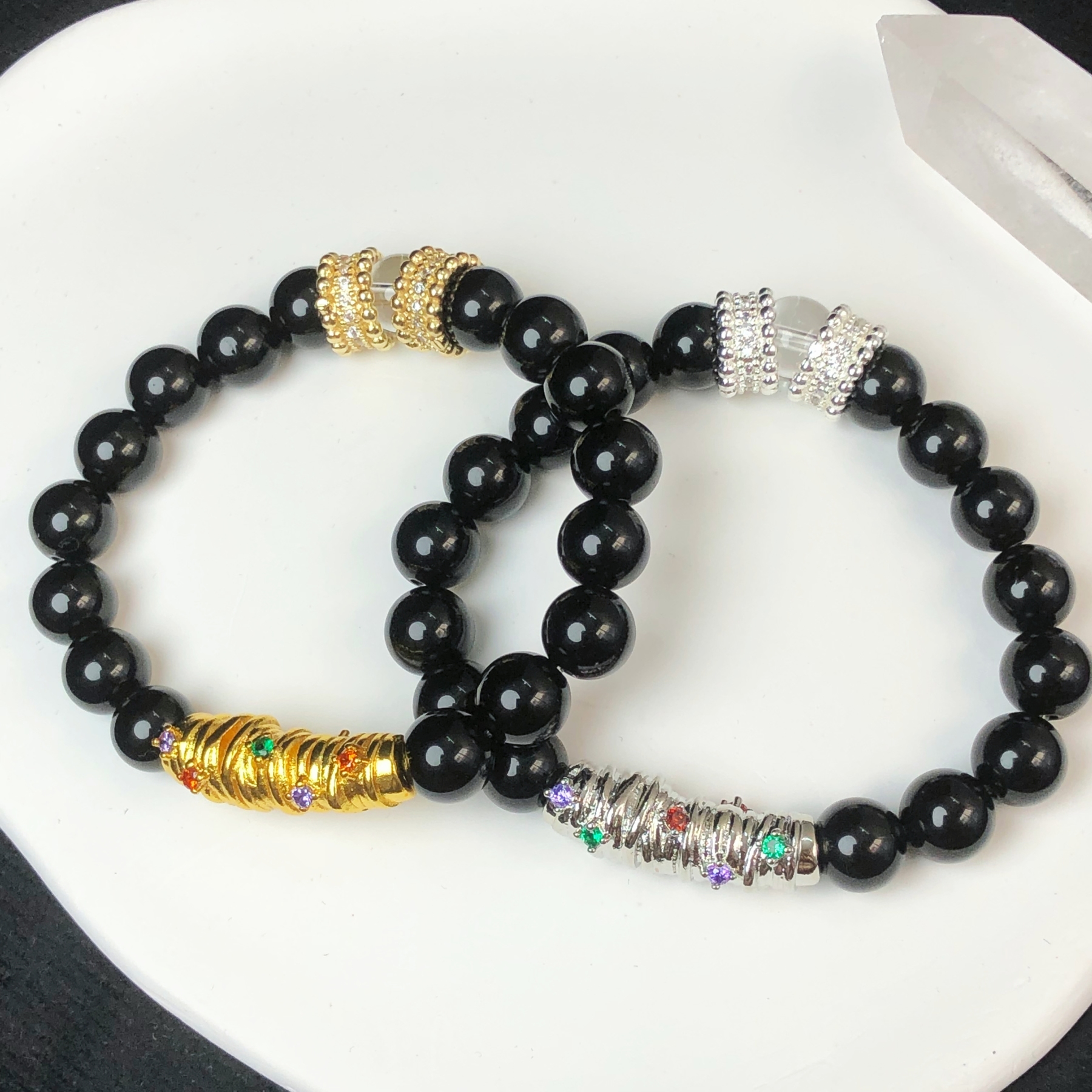 Obsidian Bracelet for Both Men and Women-likayjewel