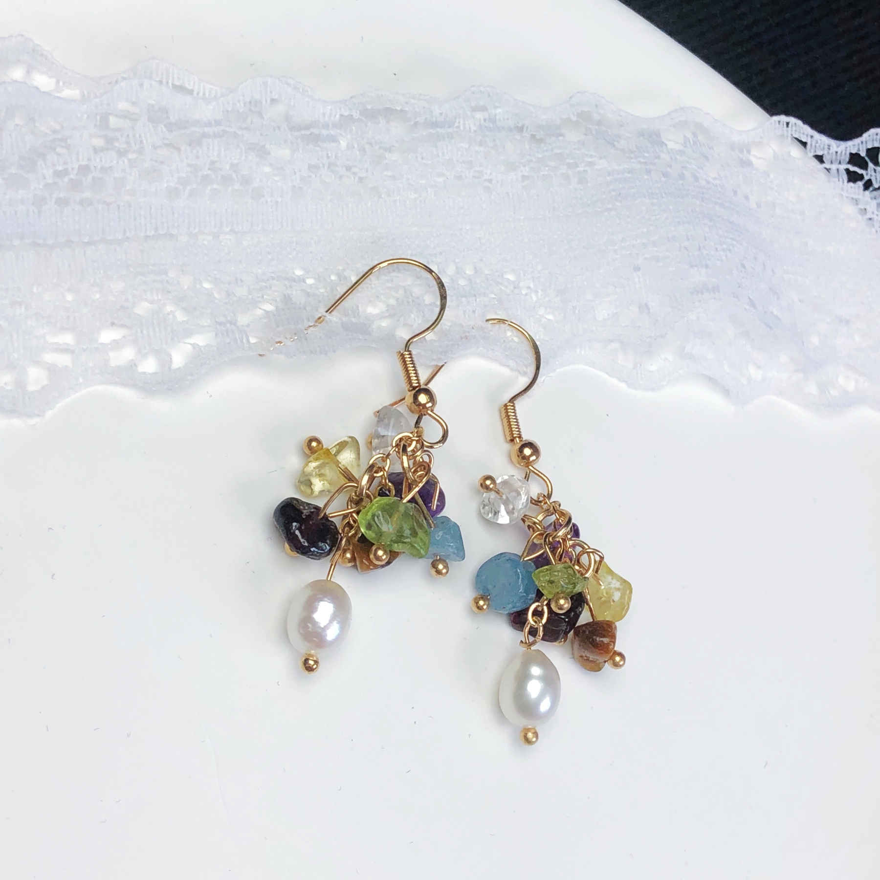 Vibrant Chakra Blossoms Earrings-likayjewel