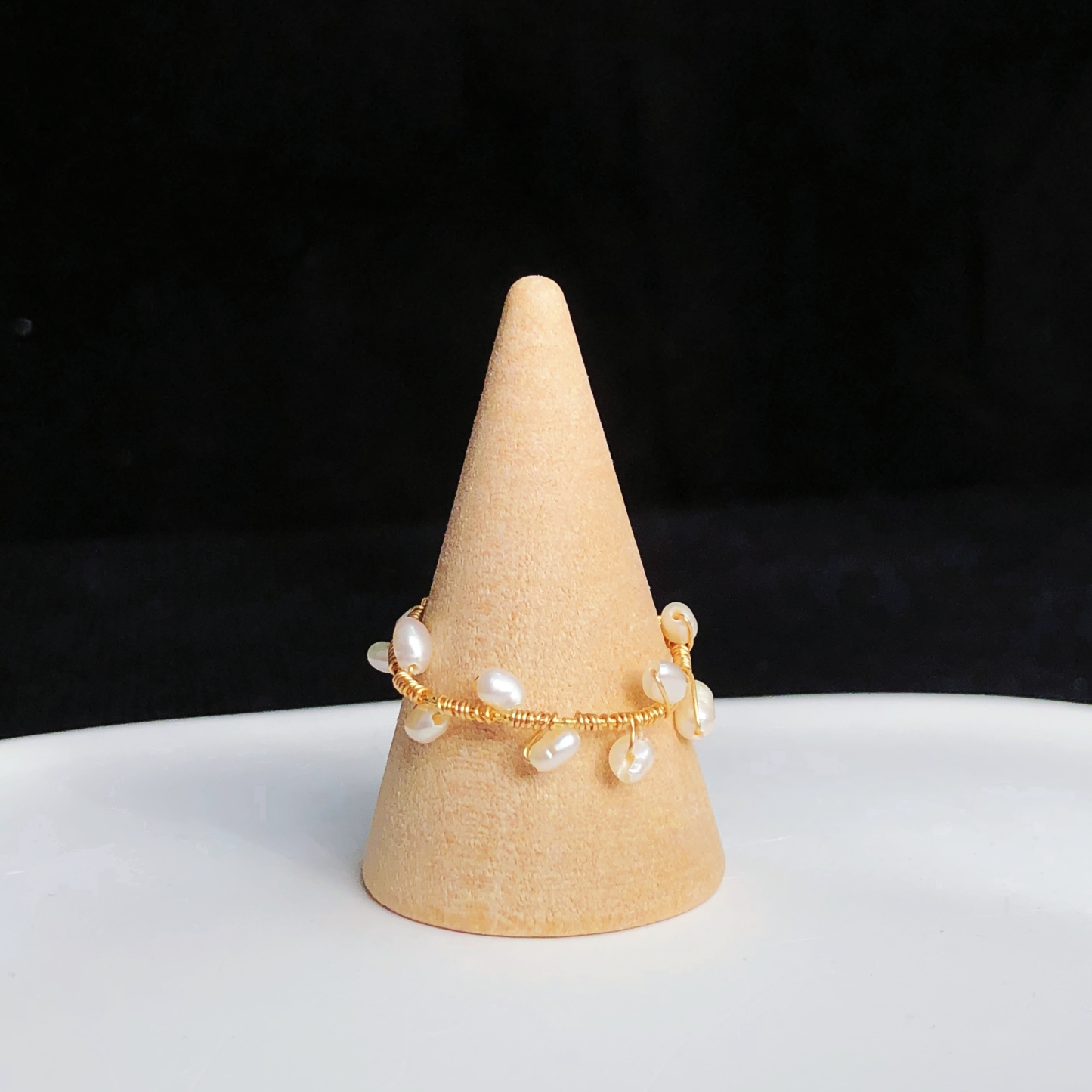 Mini Pearls Woven Ring-likayjewel