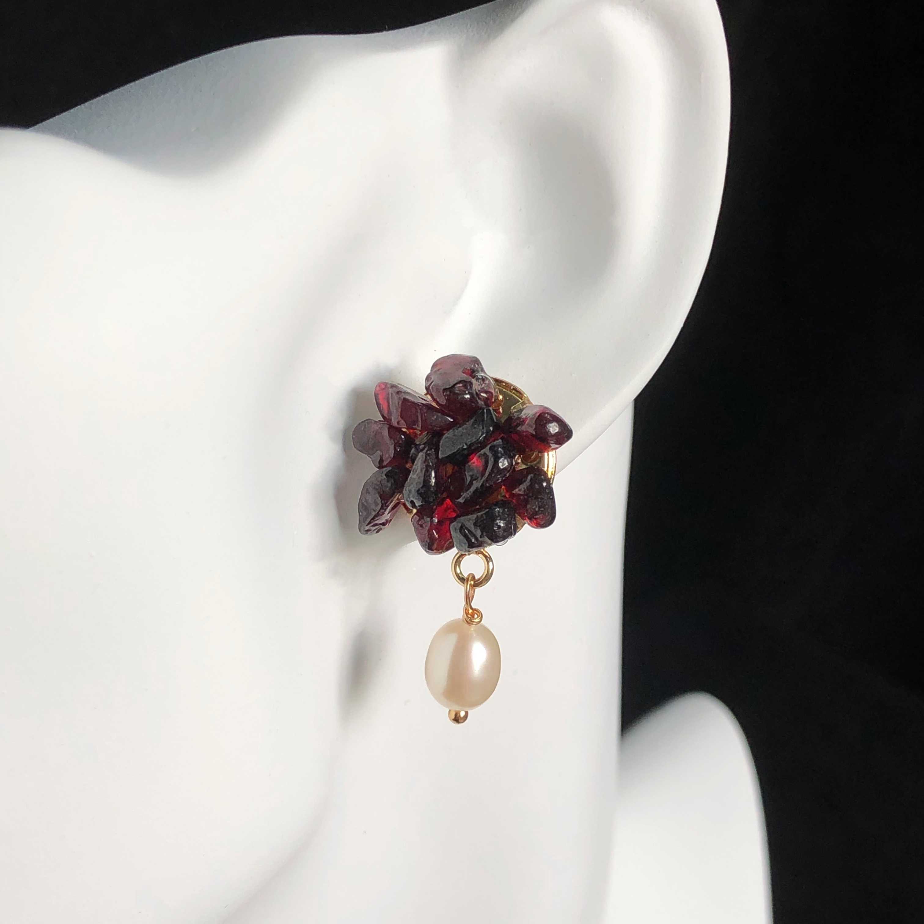 Chakra Crystal Flower Earrings-likayjewel