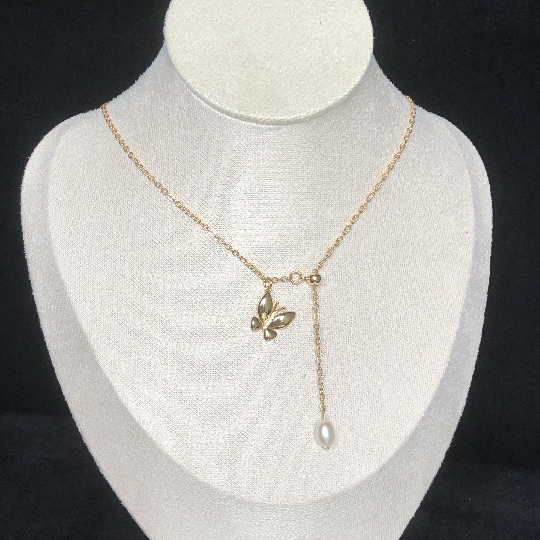 Butterfly Charm Necklace-likayjewel