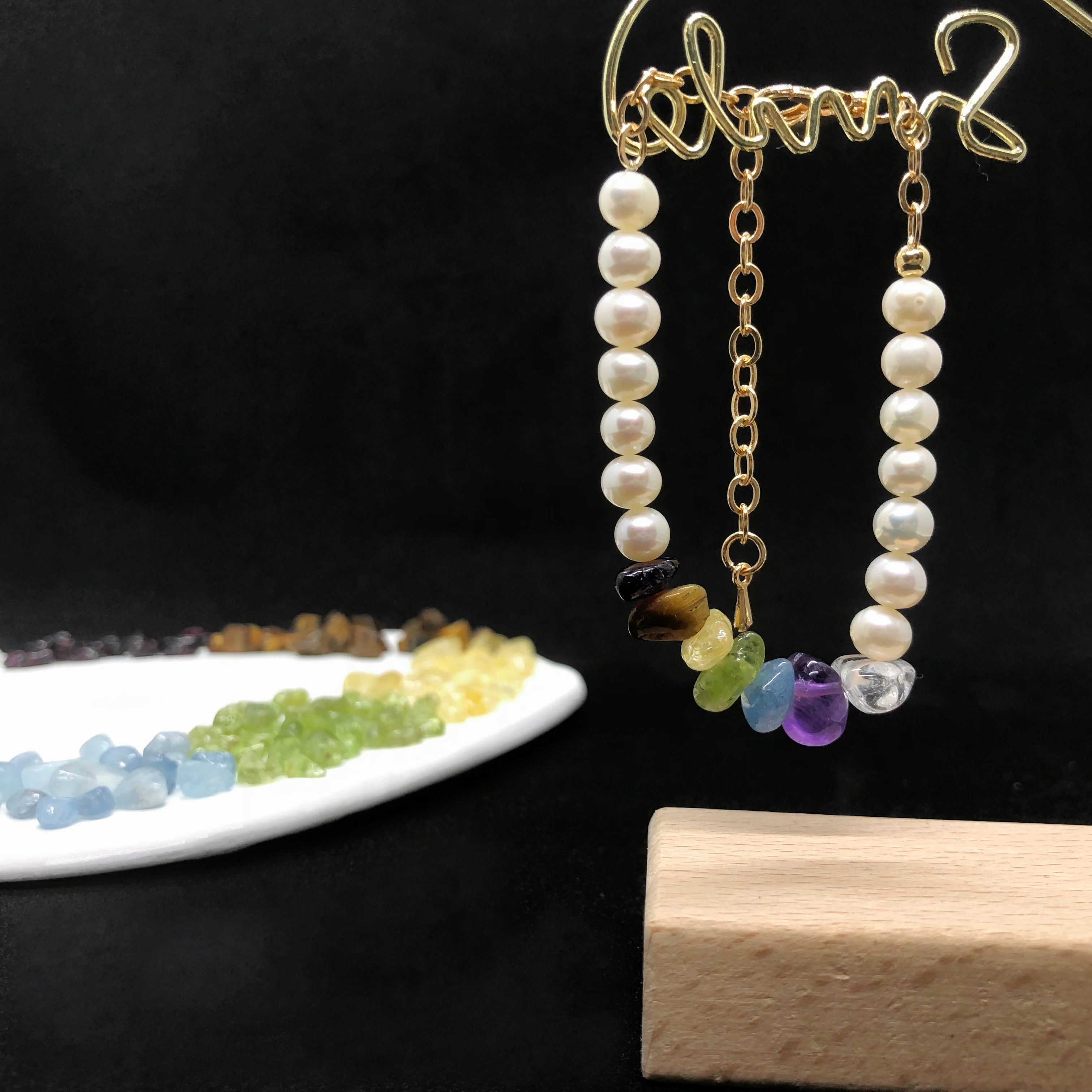 7 Chakras Pearl Bracelet-likayjewel