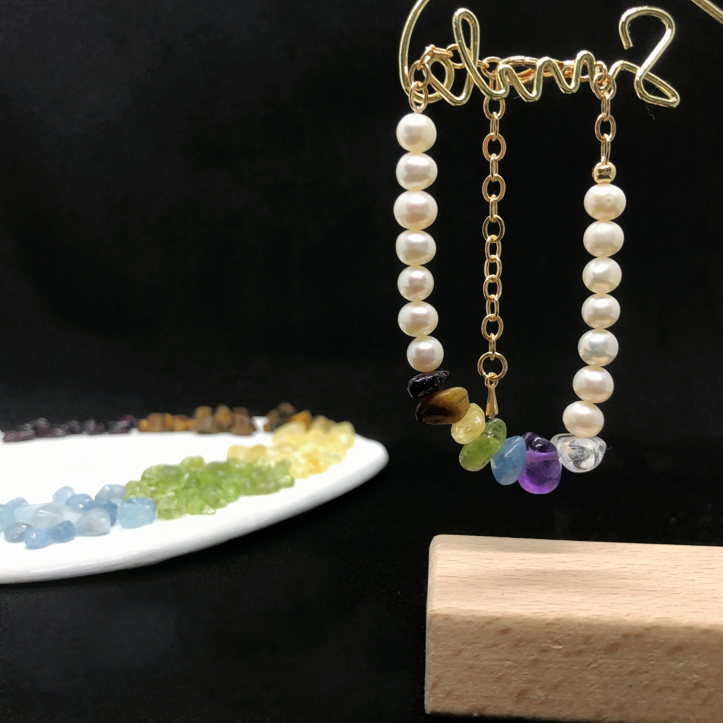 7 Chakras Pearl Bracelet-likayjewel