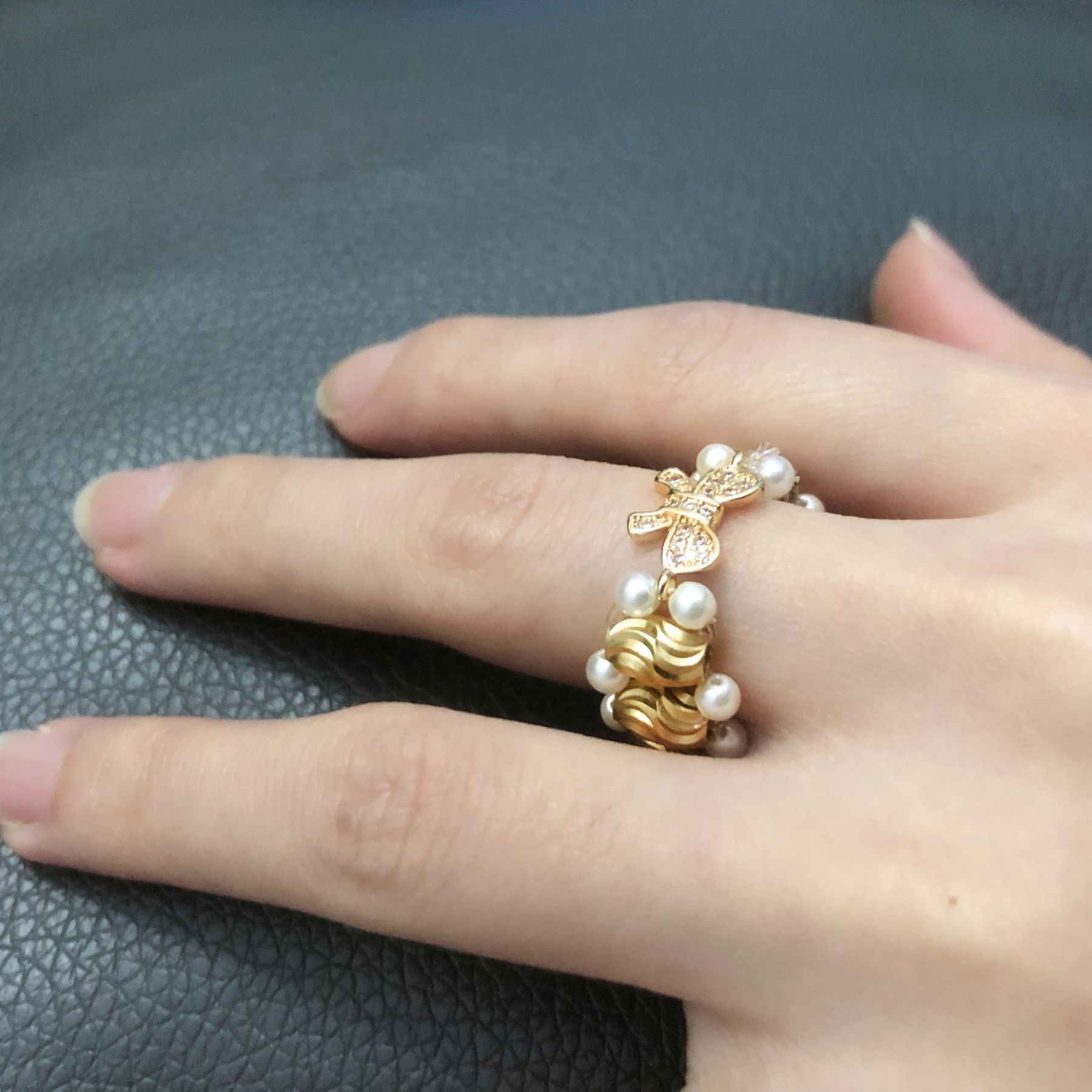 Elastic Bowknot Ring-likayjewel