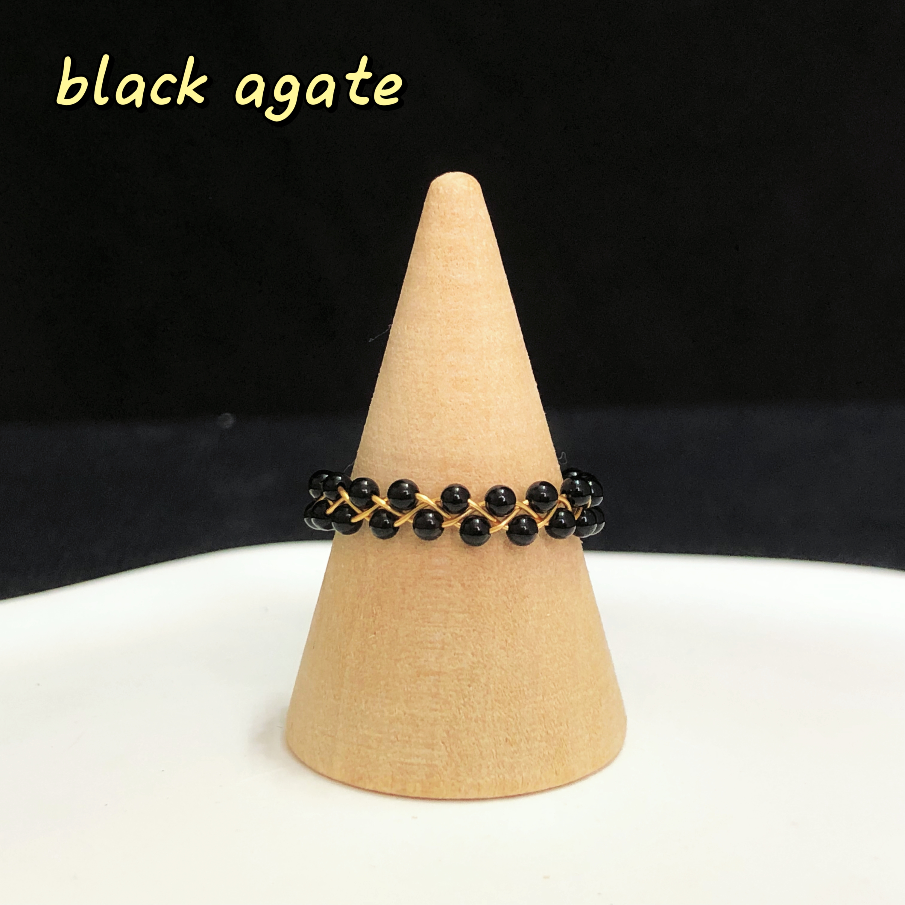Gemstone Woven Ring-likayjewel