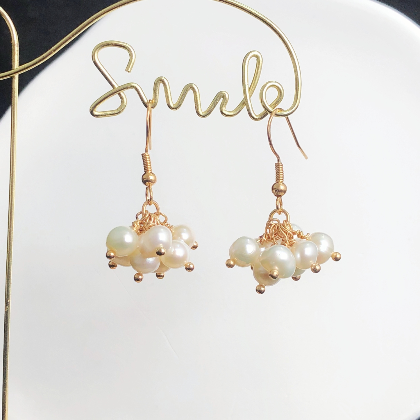 Hydrangea Pearl Earrings-likayjewel